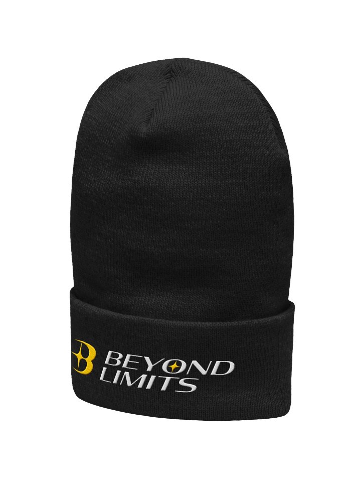 LockupBlackWhite Beanie product image (2)