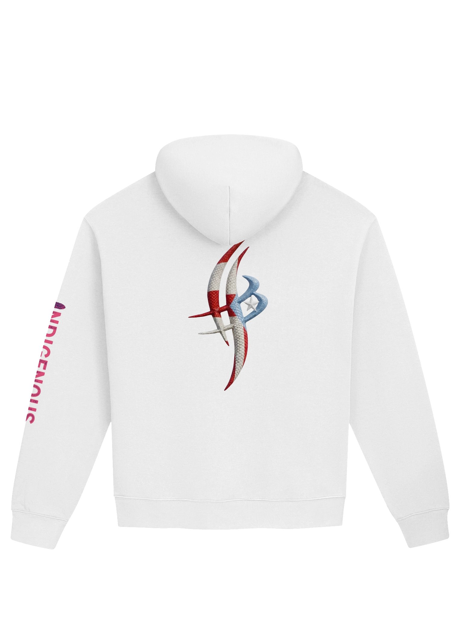 BEAM WHITE BORIQUA HOODIE product image (2)