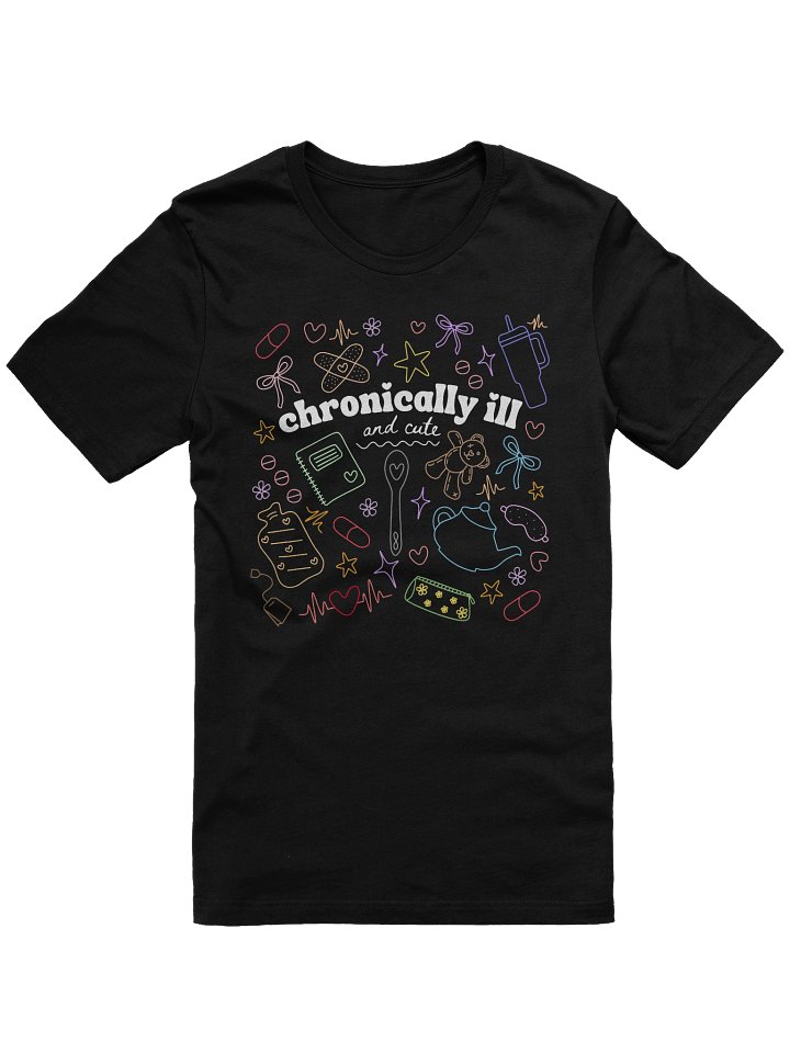 Chronically Ill and Cute Tee - Rainbow product image (86)