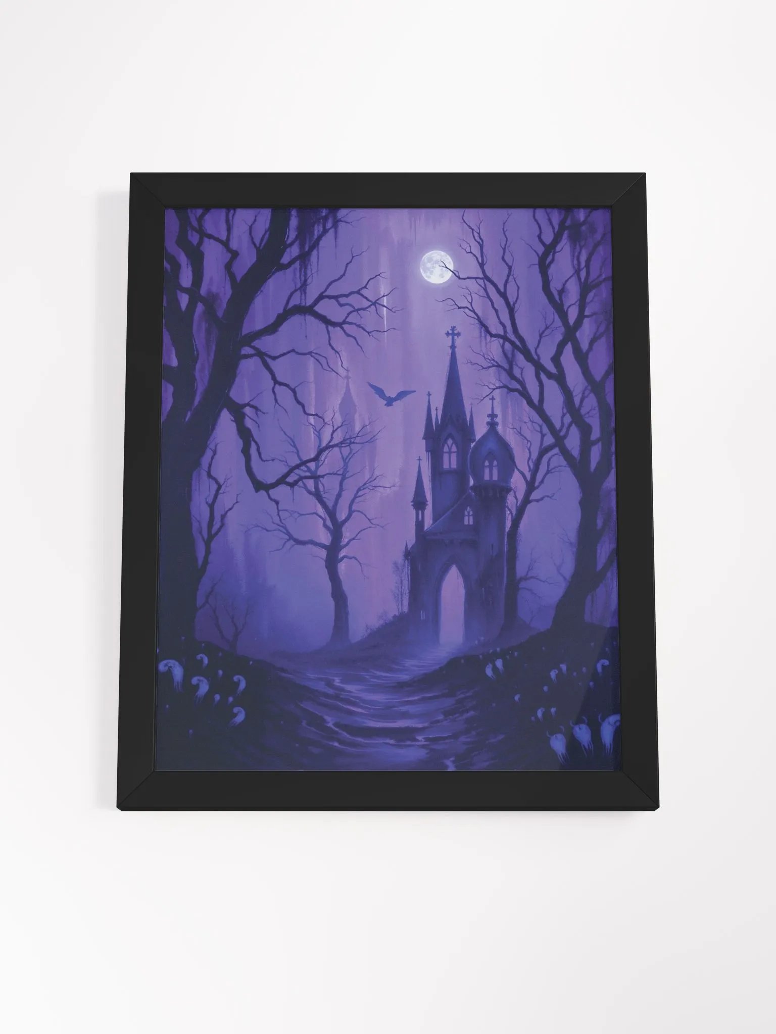 Violet Night Framed Print product image (15)