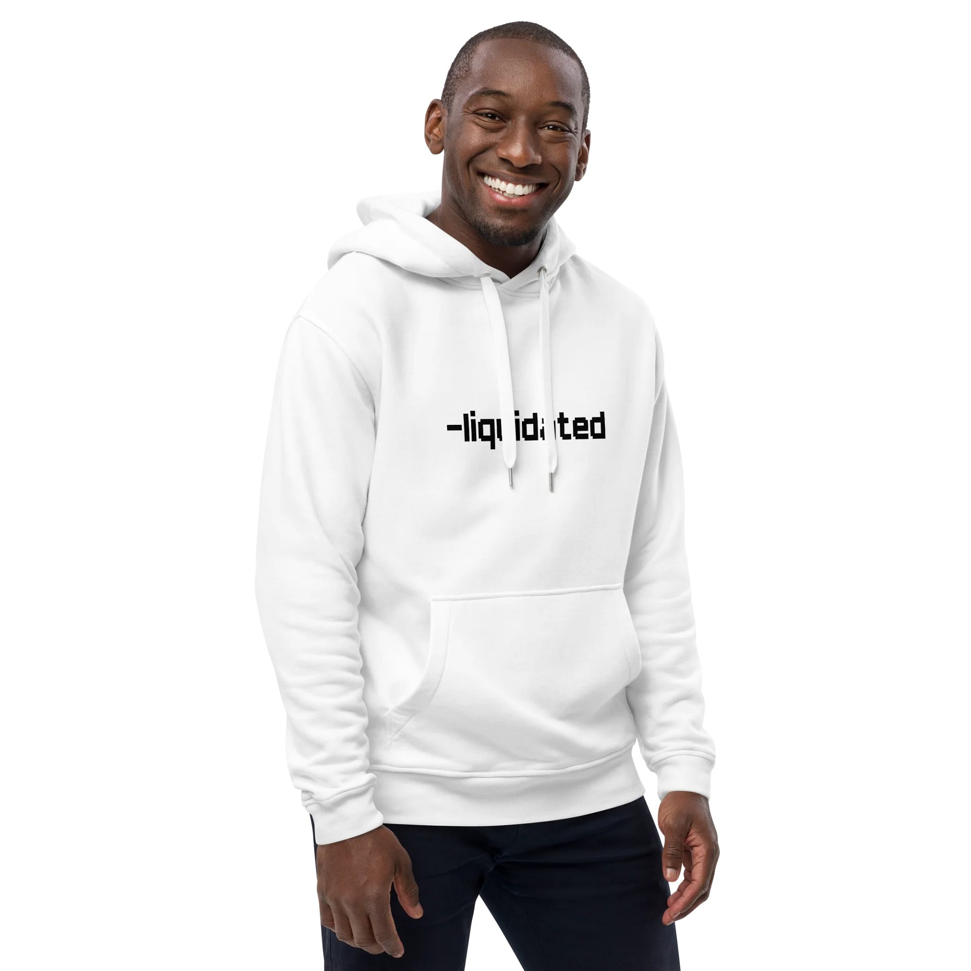 liquidated hoodie white product image (5)