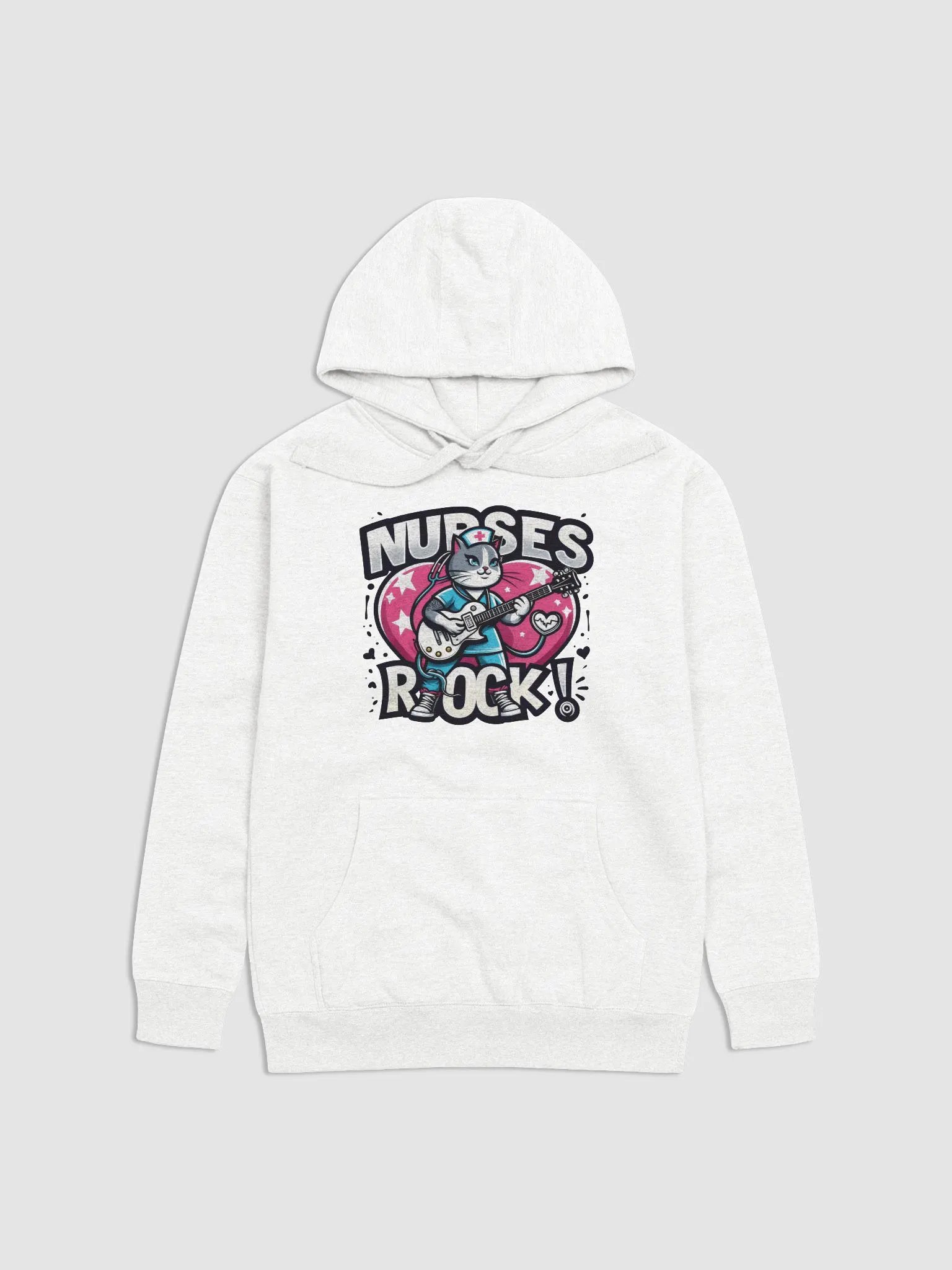 Nurse Rockstar Cat Hoodie product image (11)