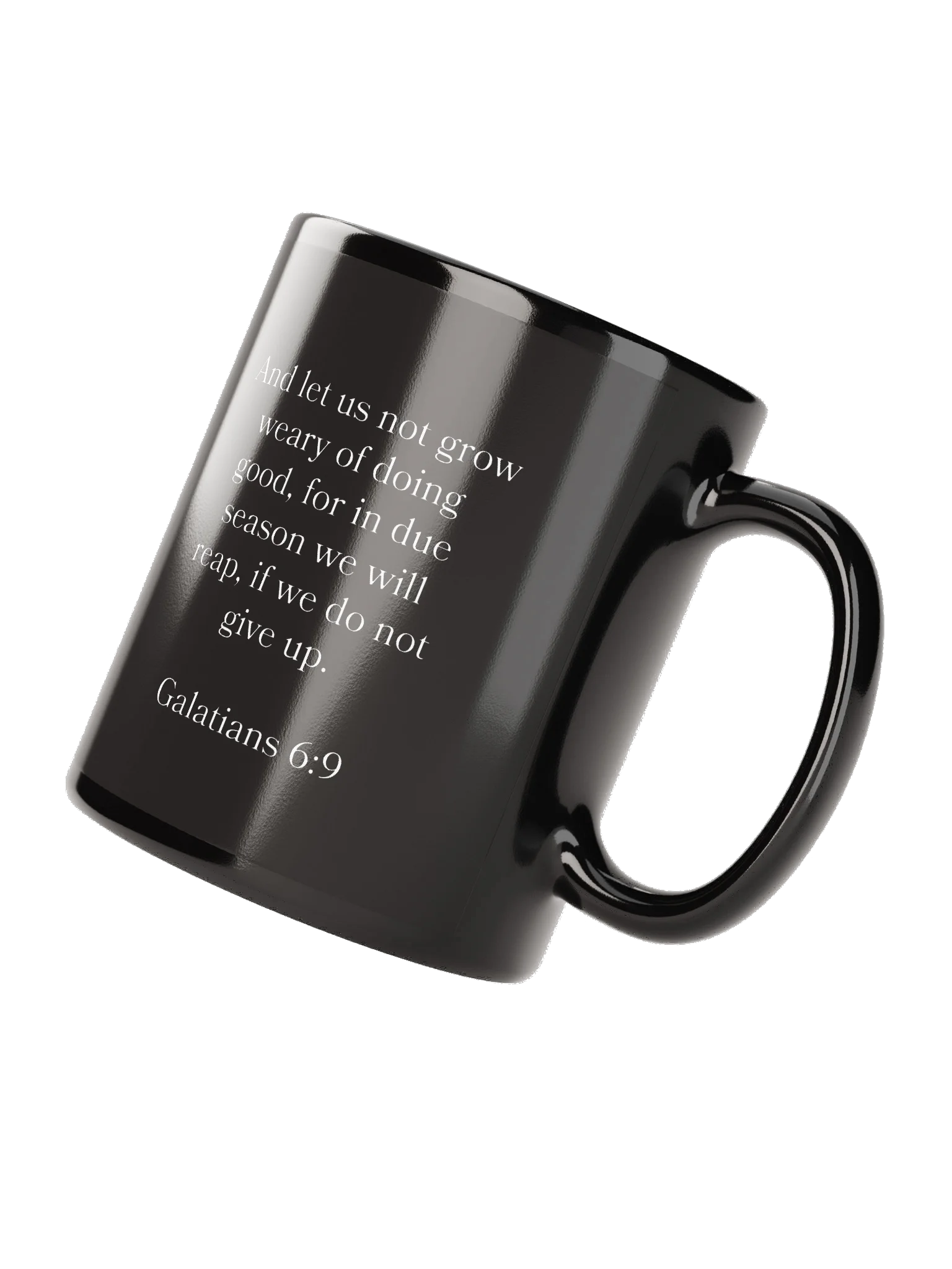 Let us not Grow Weary Bolt Mug product image (4)