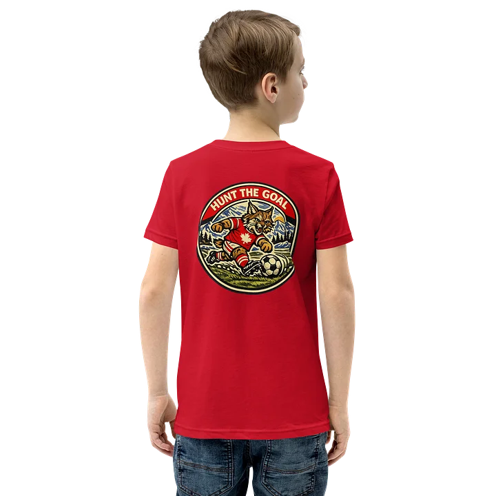Lynx Soccer Player T-Shirt for Kids | The Wild Games product image (26)