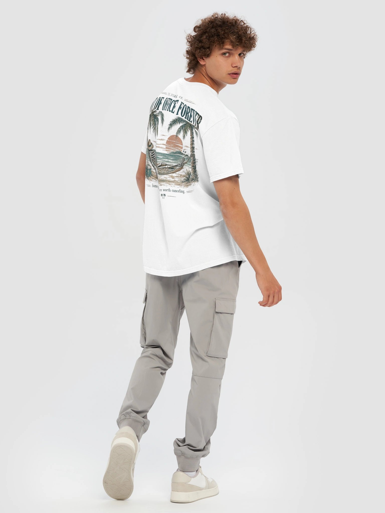 Out of Office Forever Comfort Colors Tee — Coastal Skellie Edit product image (12)