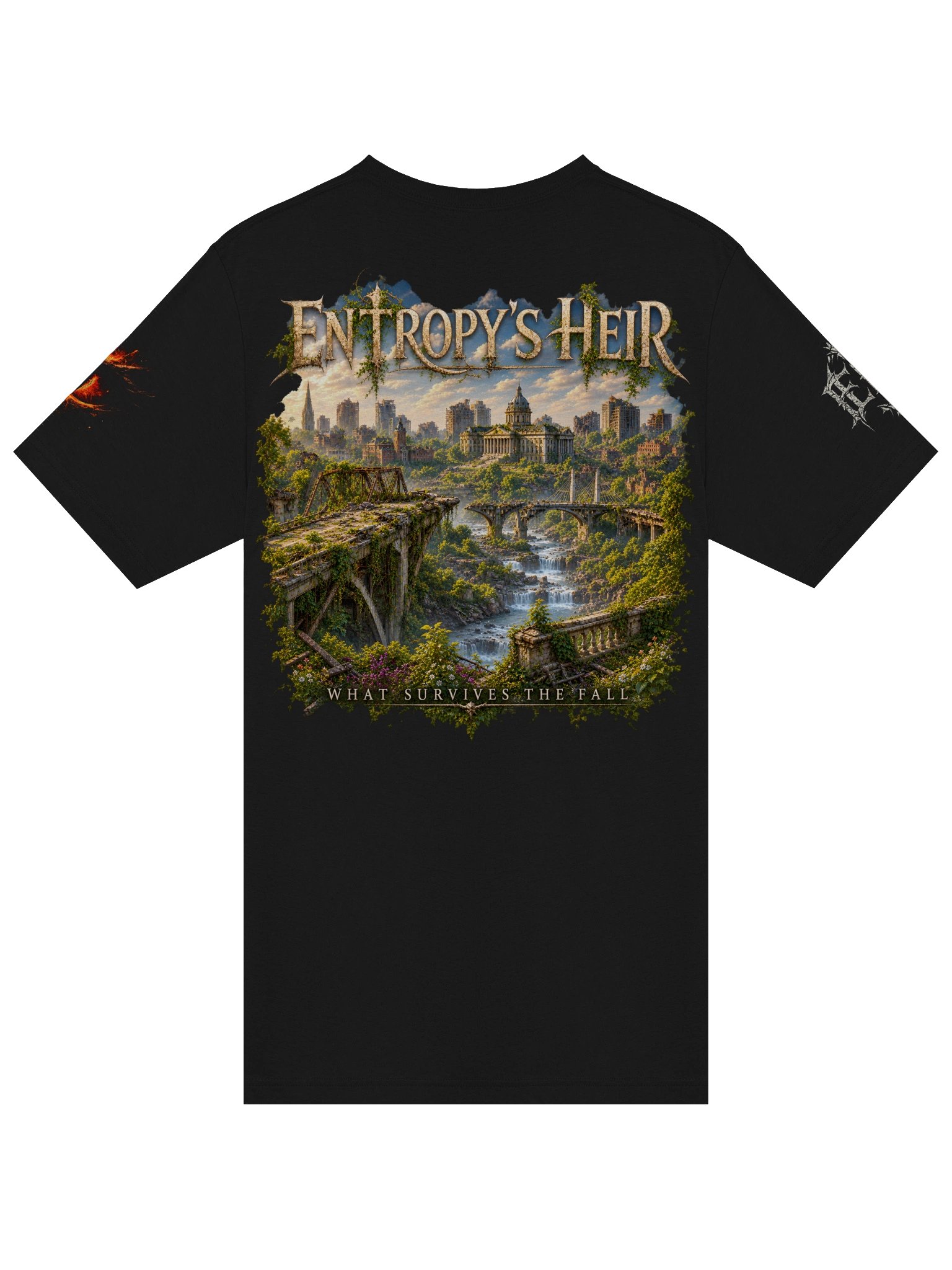 Entropy’s Heir – What Survives the Fall All-Over Tee product image (4)