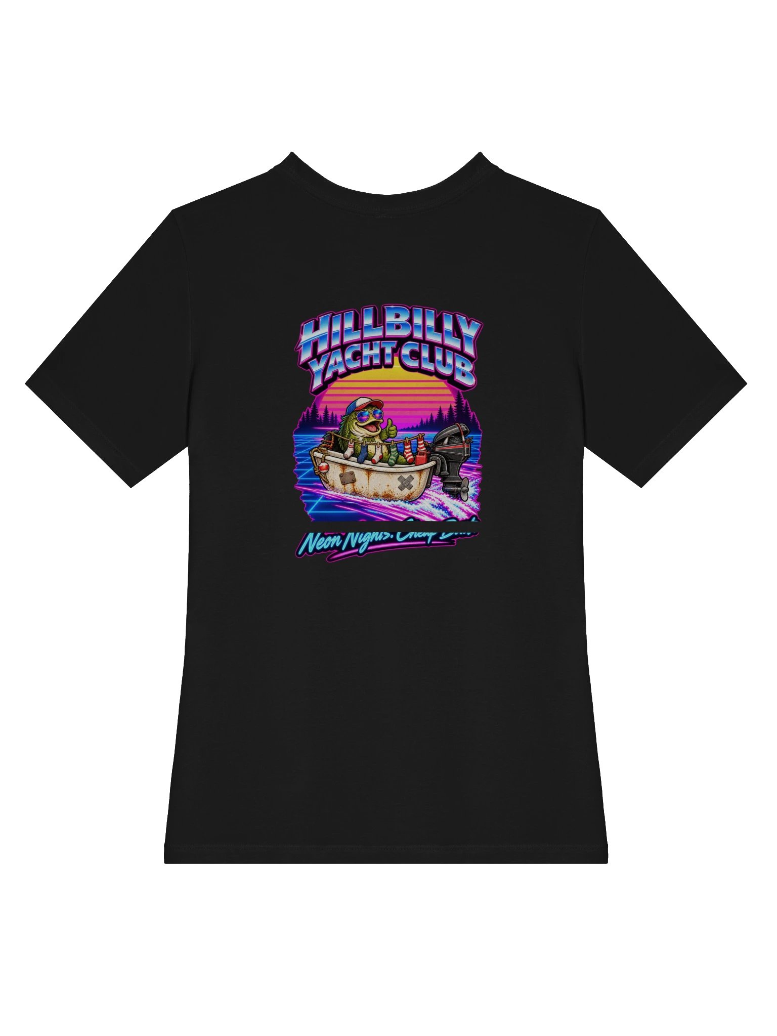 Neon Nights Cheap Bait - Tub Wave - Women's Relaxed Tee product image (7)