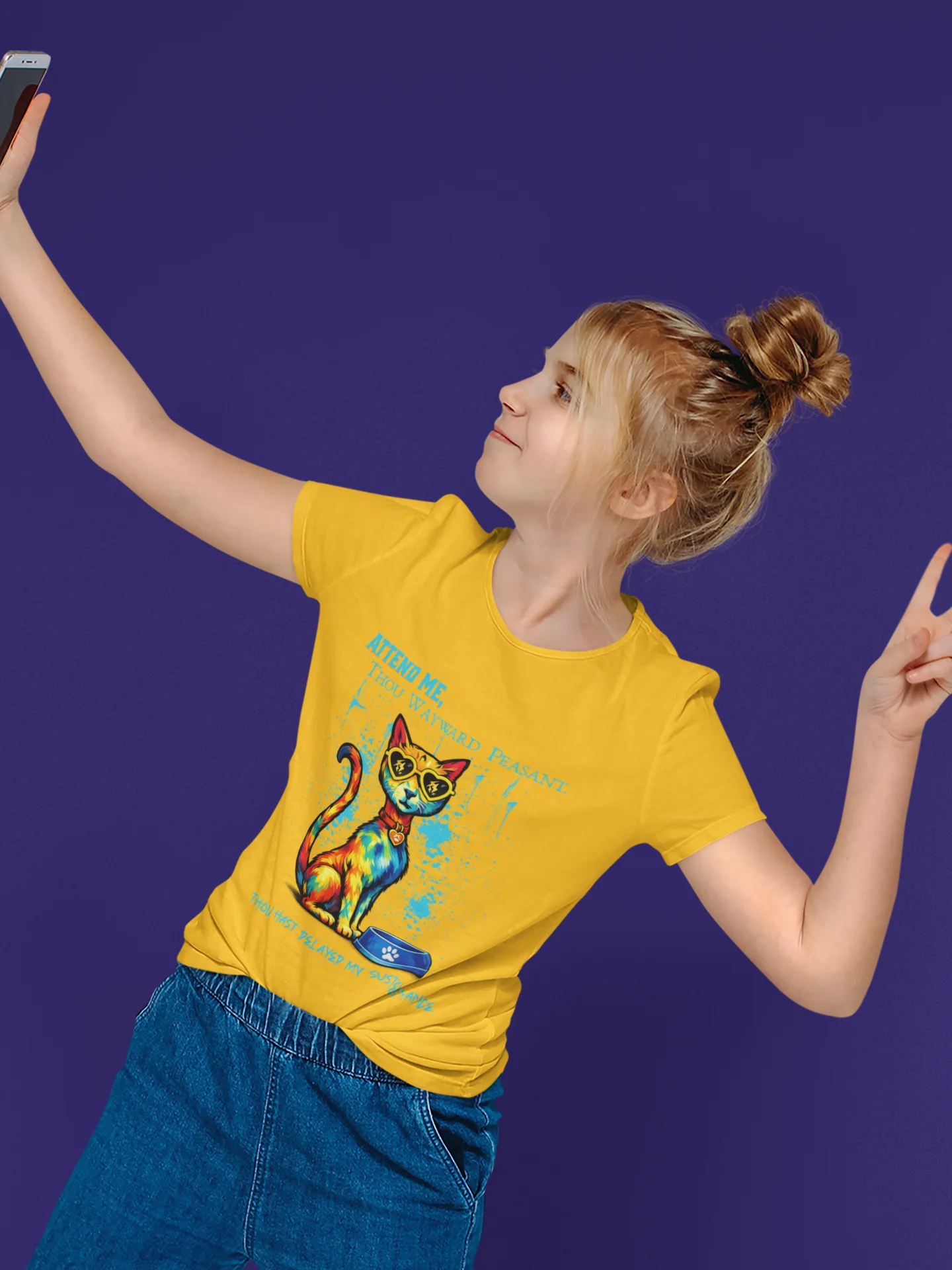 Attend Me Thou Wayward Peasant Cat Shirt product image (11)