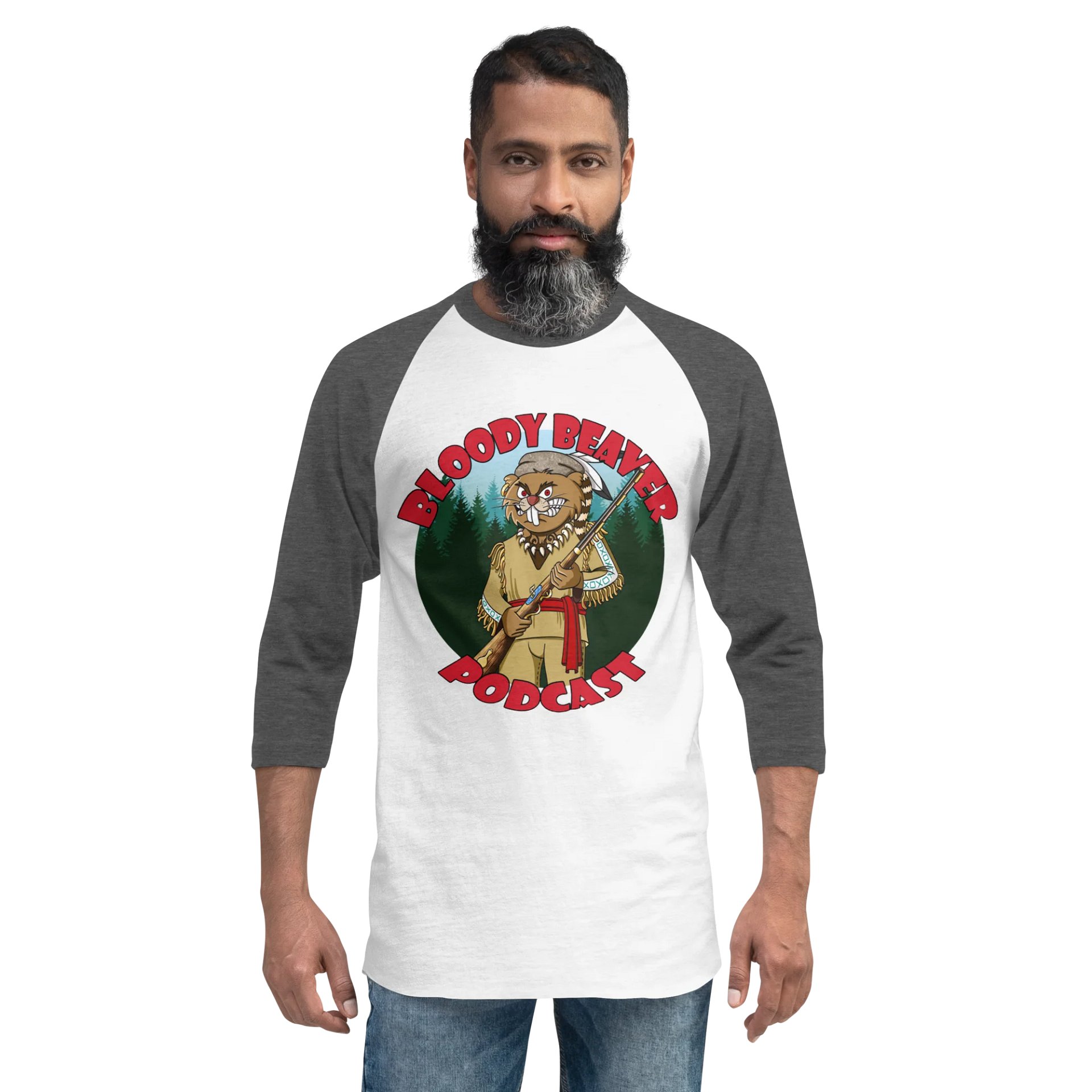 Vintage Bloody Beaver Raglan Tee product image (2)