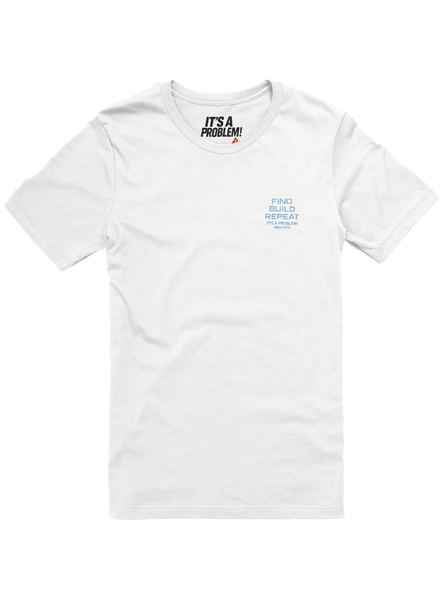 FIND BUILD REPEAT T-Shirt – Blueprint Glow Edition | IT’S A PROBLEM!® product image (3)