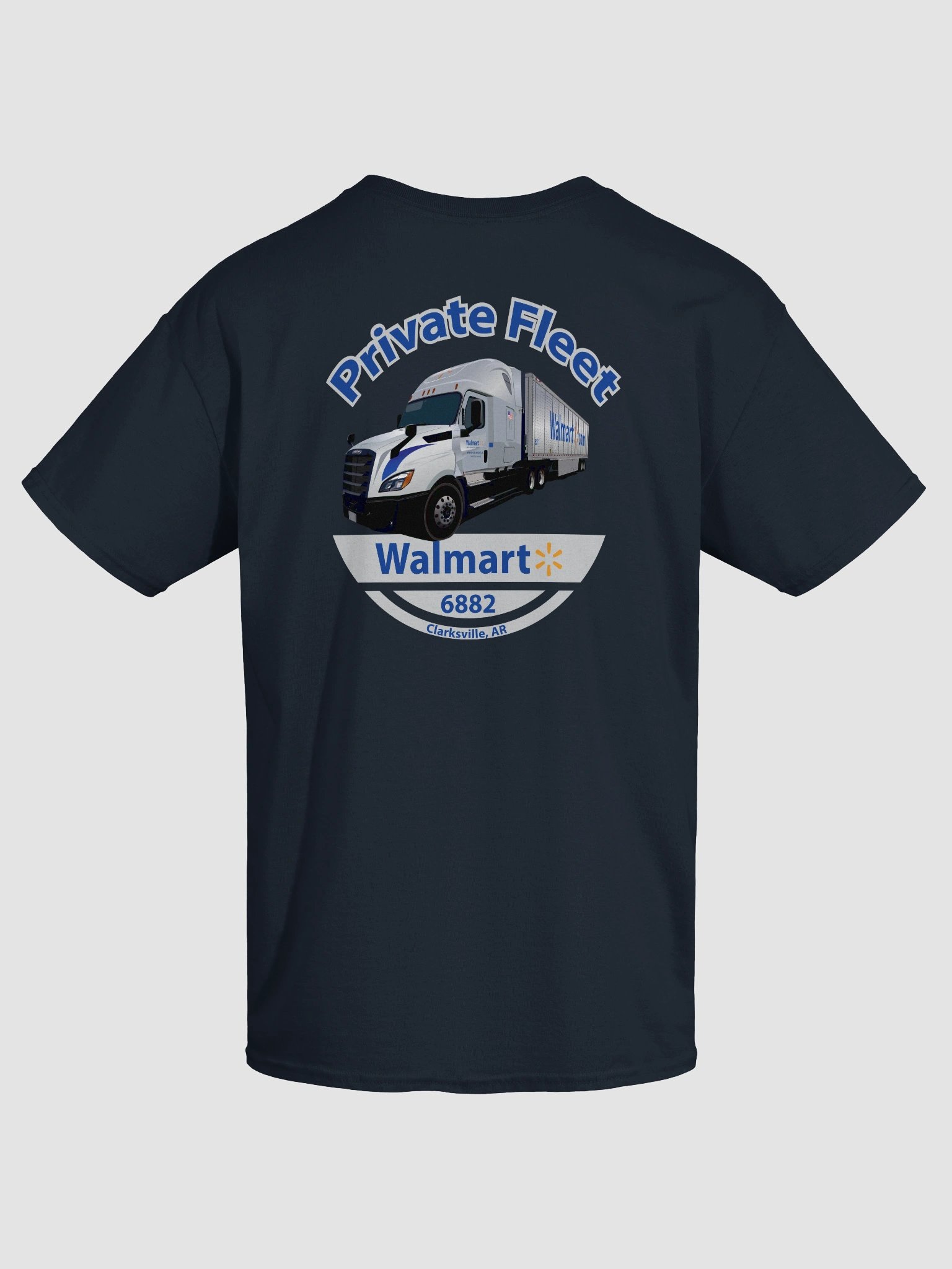6882 Clarksville Walmart Private Fleet tshirt product image (4)