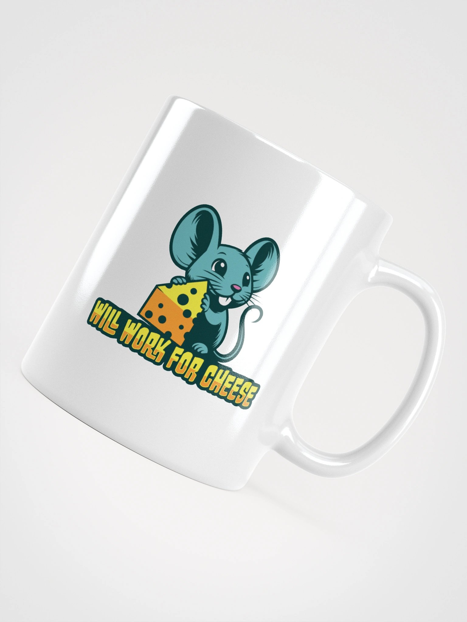 Will Work for Cheese – Funny Mouse Coffee Mug product image (14)