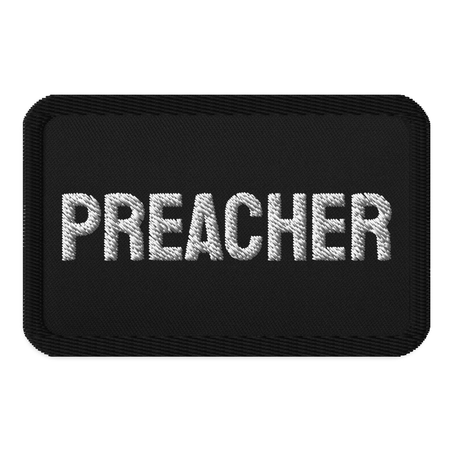 Preacher Embroidered Patch product image (1)