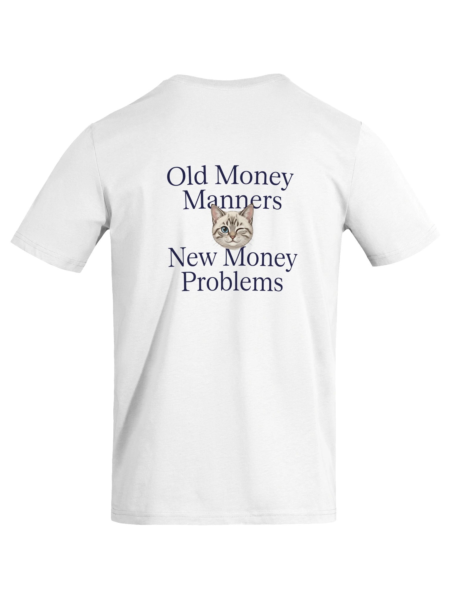 Old money manners, Saint Louie Organic soft Tee, White product image (7)