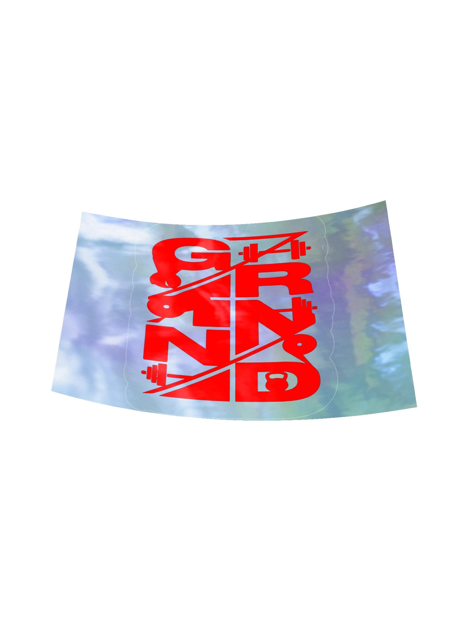 GRND Grind Motivation Holographic Sticker – Gym Decal product image (17)