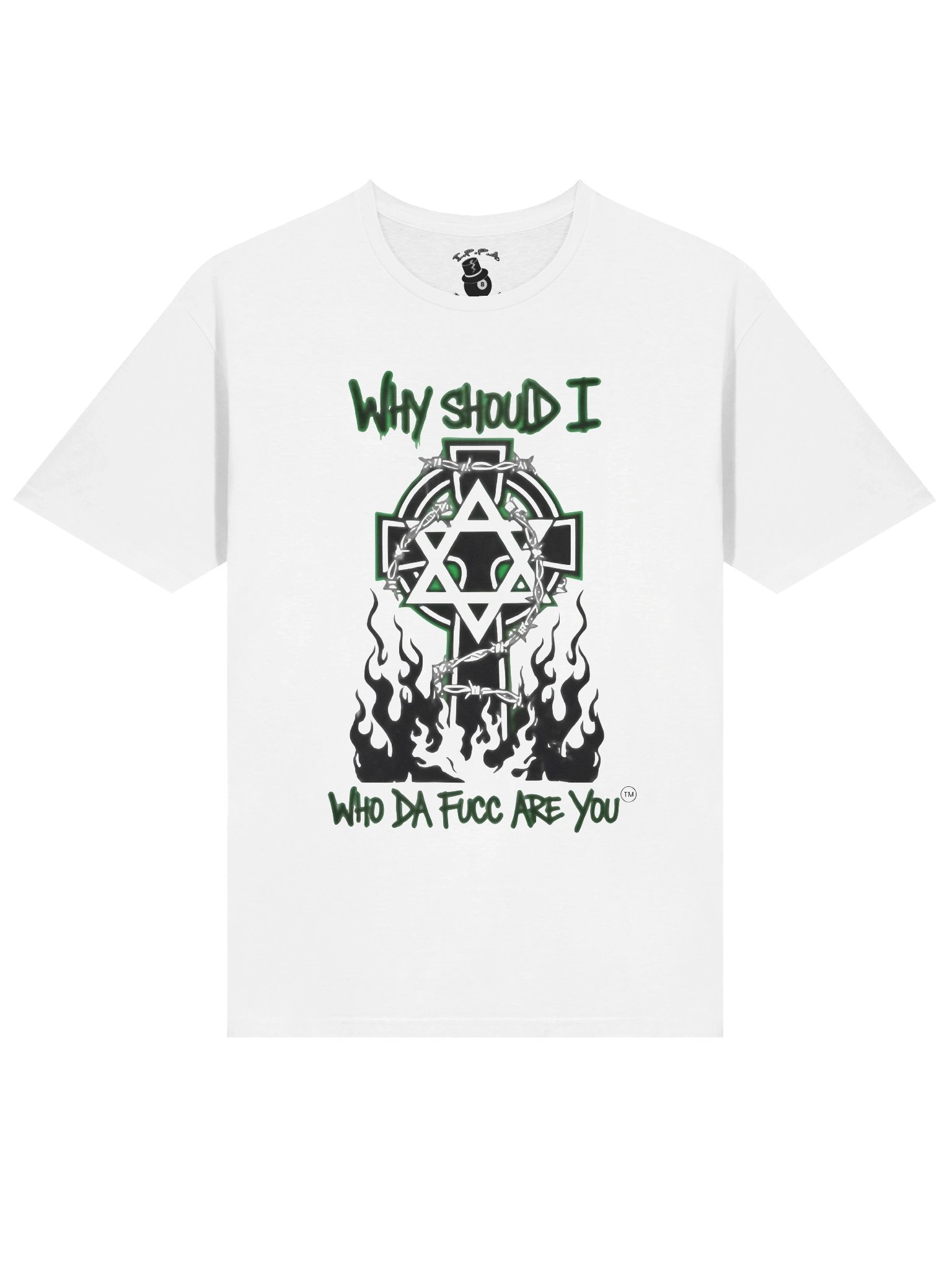 Why Should I. Who Da Fucc Are You. | RelaxFit Statement Tee product image (3)