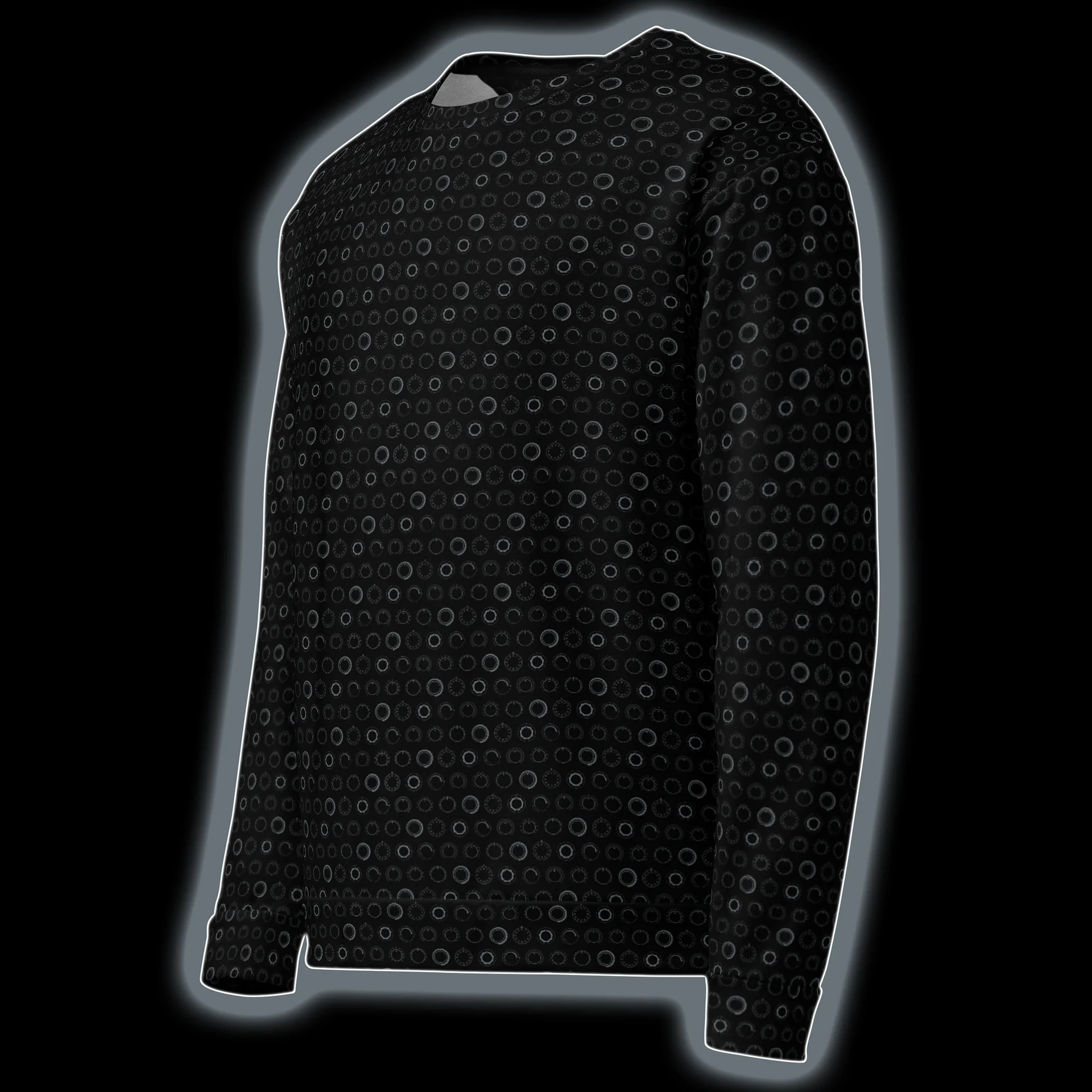 Synthesis Controls Sweatshirt - (7 Modular Synth Dials) MERCURY product image (3)