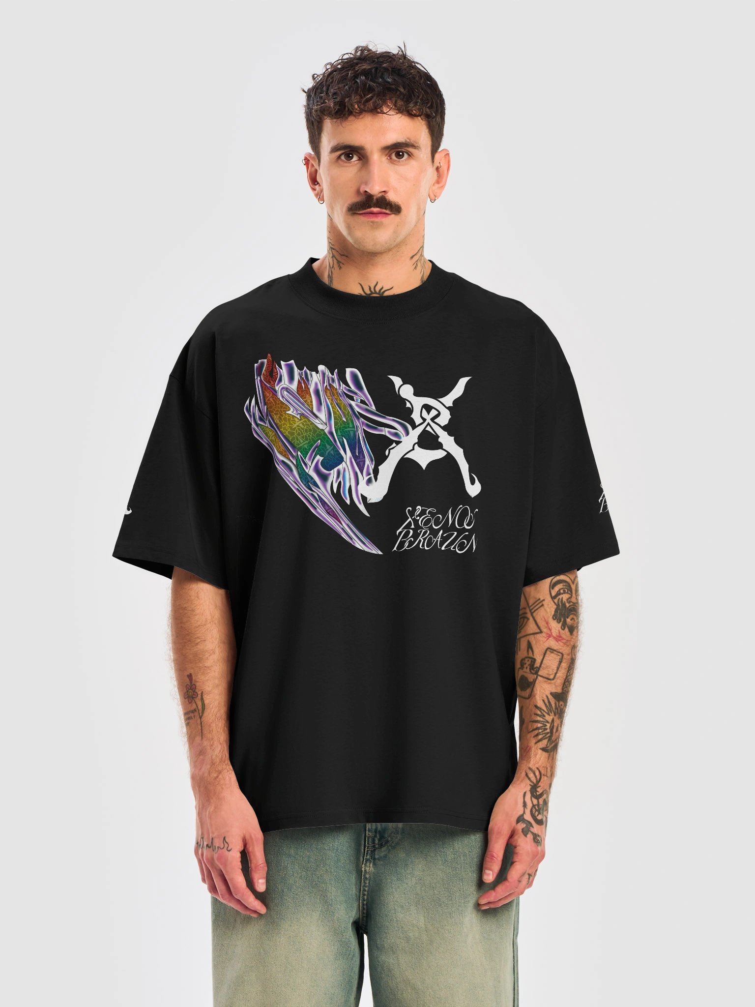 Xenon Braun Colour Spectrum Piece Black Tee product image (5)