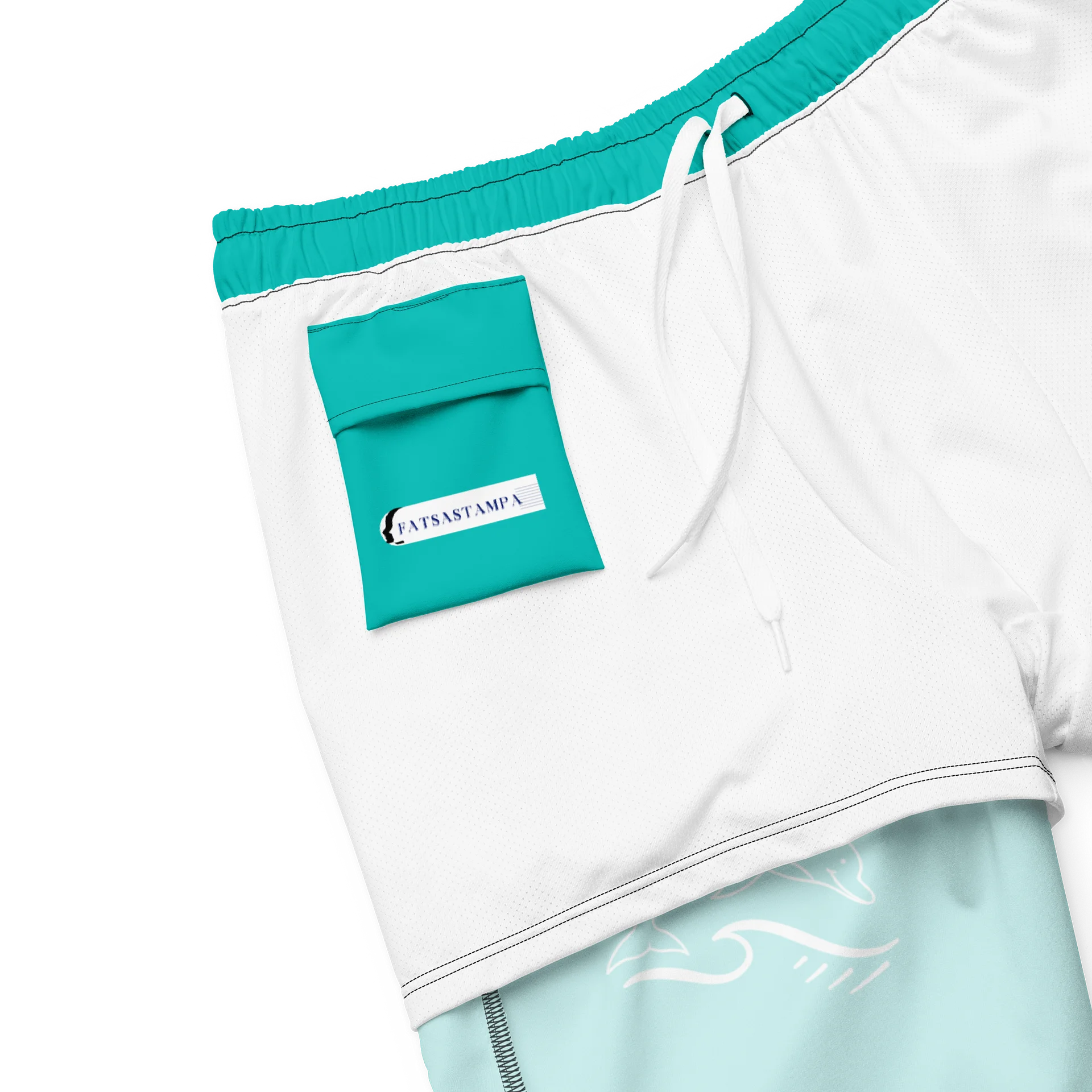 Dolphin Dreams All-Over Swim Trunks product image (8)