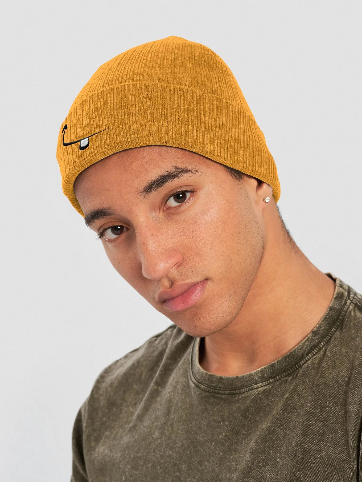 Smile Ribbed Beanie product image (3)