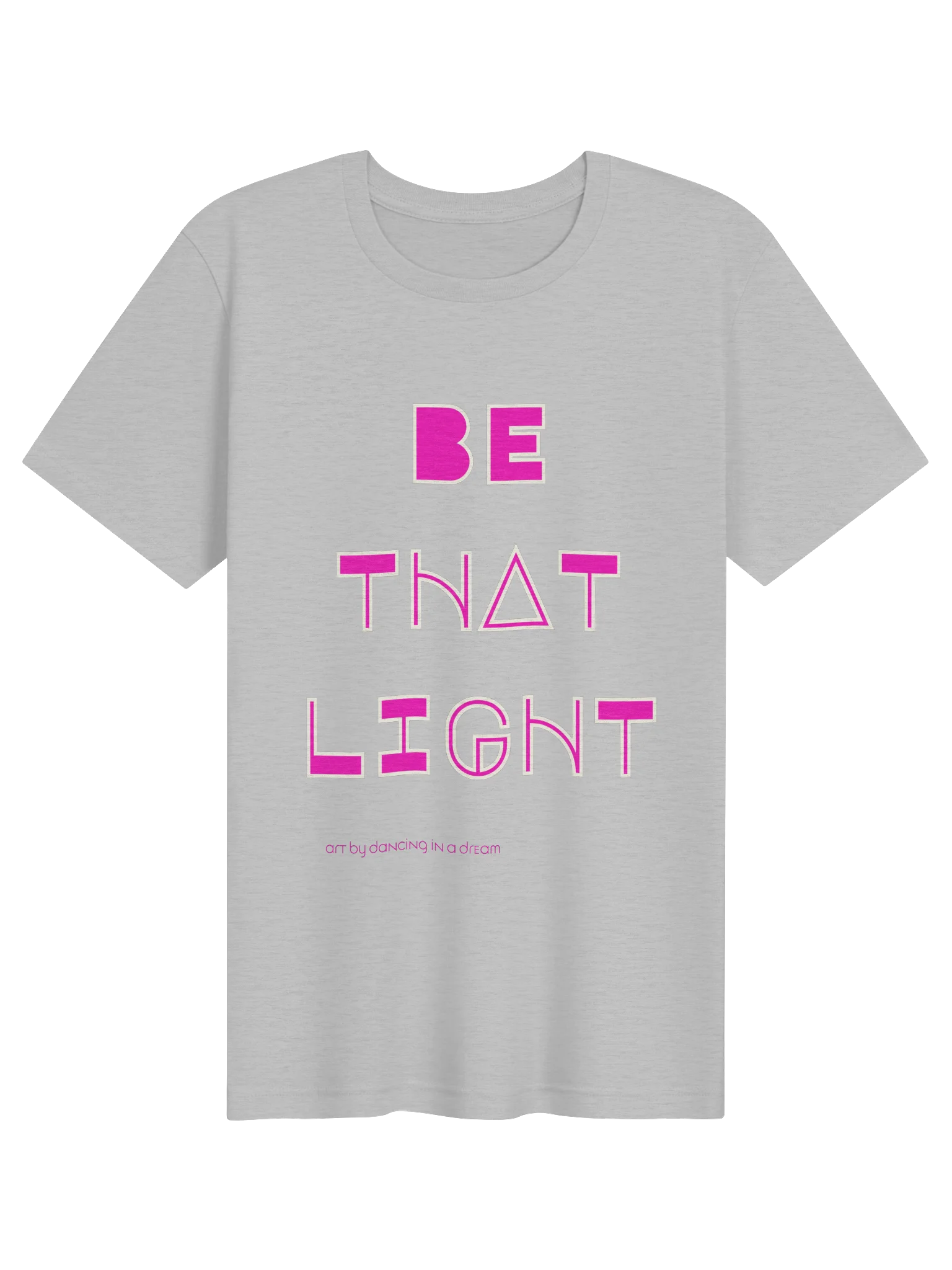 'be that light' tee | pink mono product image (59)