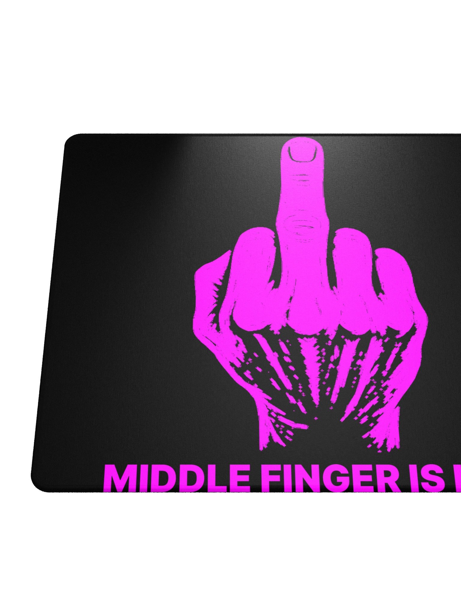 No ShopCo | Gaming Mouse Pad - Fuchsia on Black product image (6)