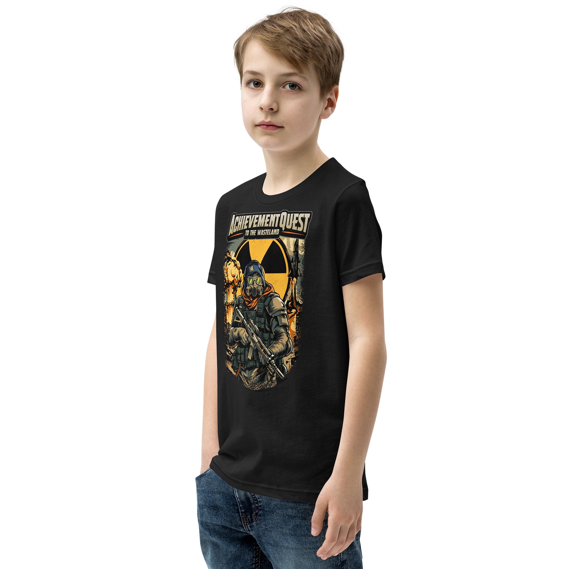 AchievementQuest — TO THE WASTELAND — Youth Tee (Limited Edition) product image (3)