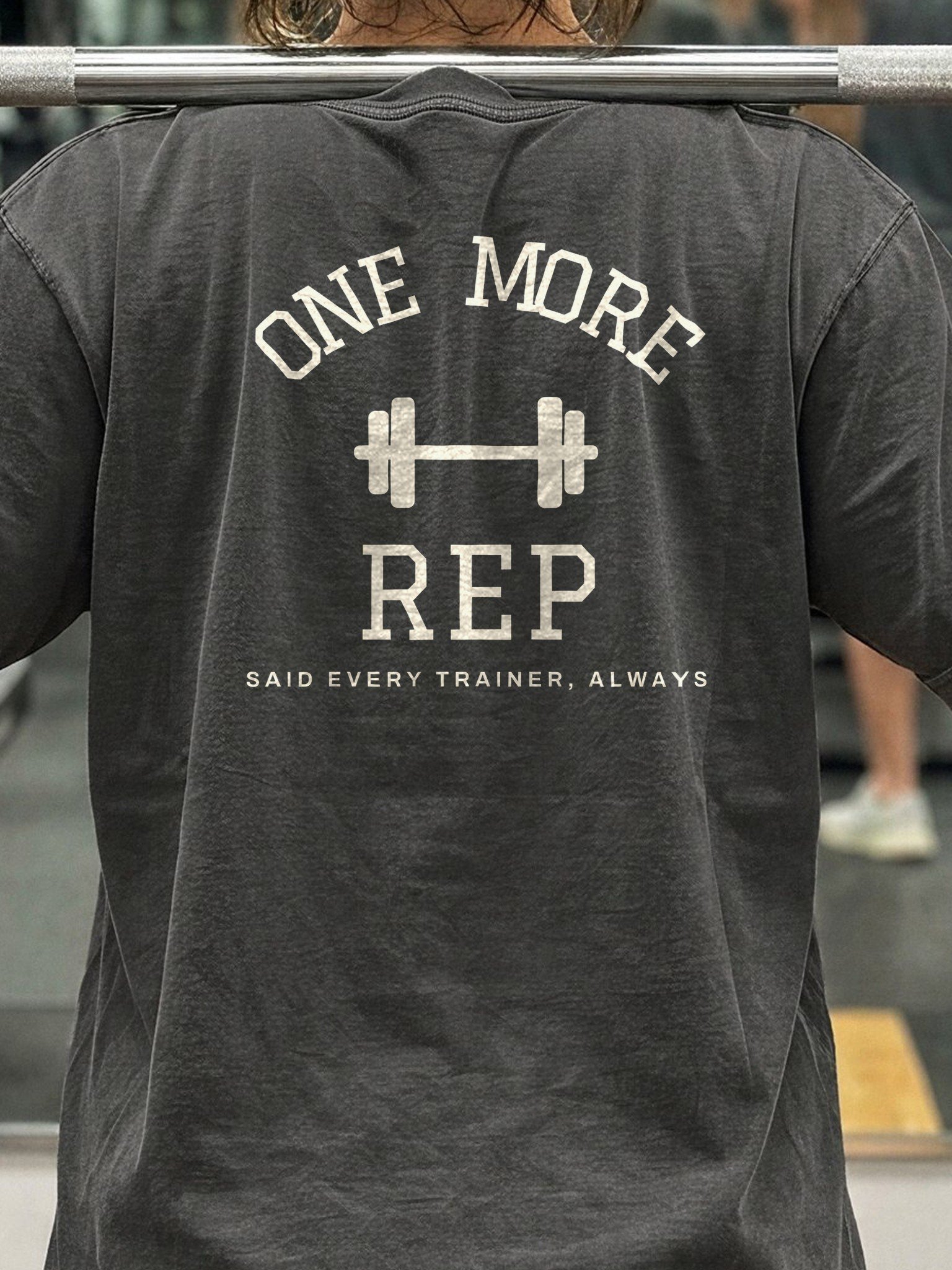 One More Rep Oversized Gym Tee | Pump Cover product image (4)