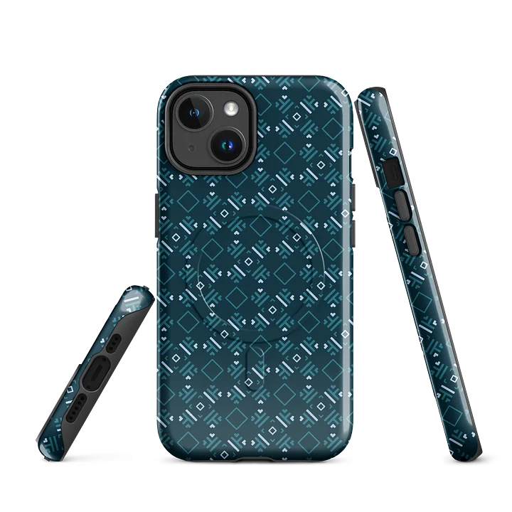 Facet Fantastic iPhone 17 Tough MagSafe Case - Shockproof Dual-Layer Geometric Protective Cover product image (1)