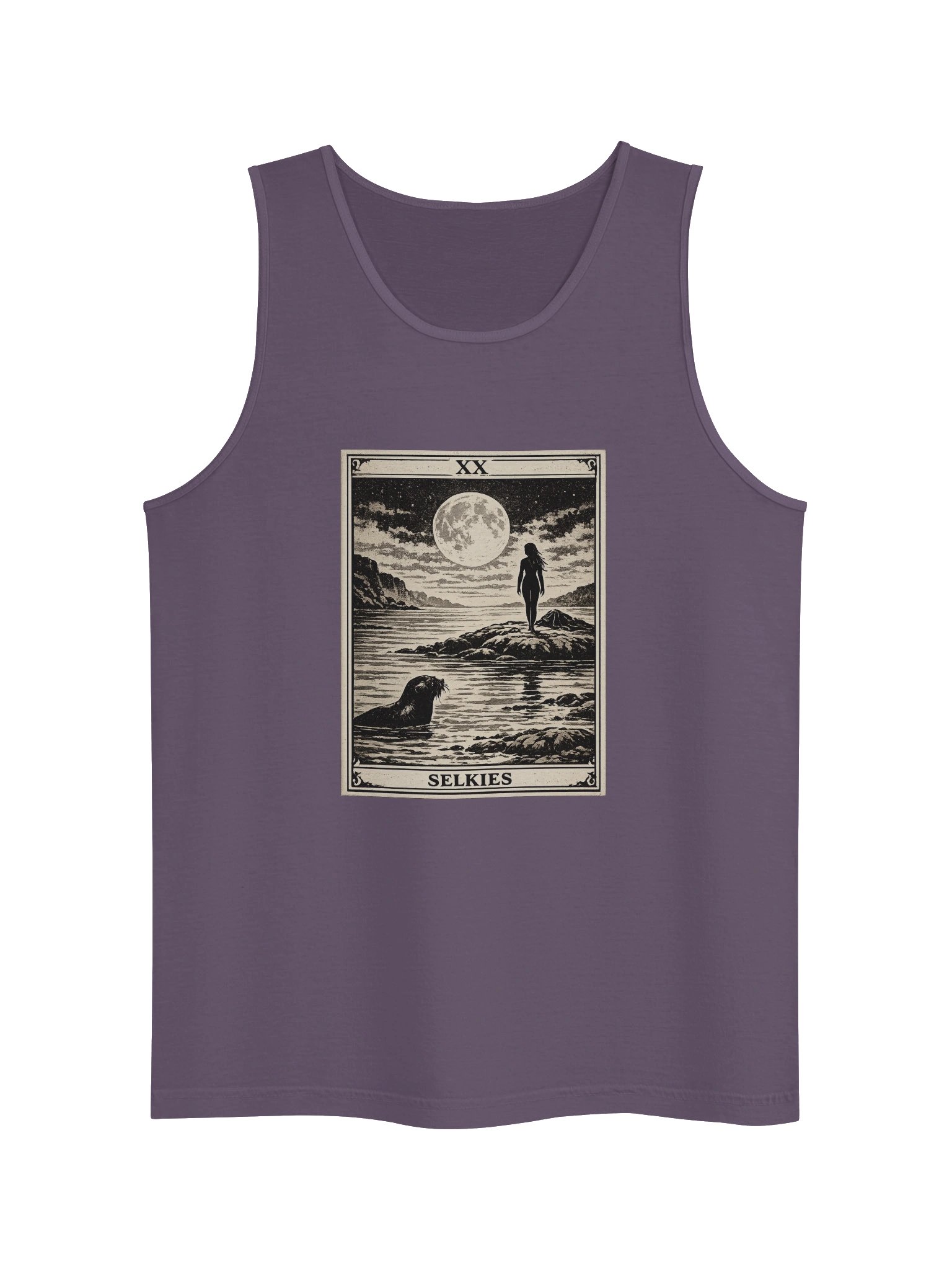 SELKIES- JUDGEMENT- UNISEX GARMENT DYED TANK TOP product image (4)