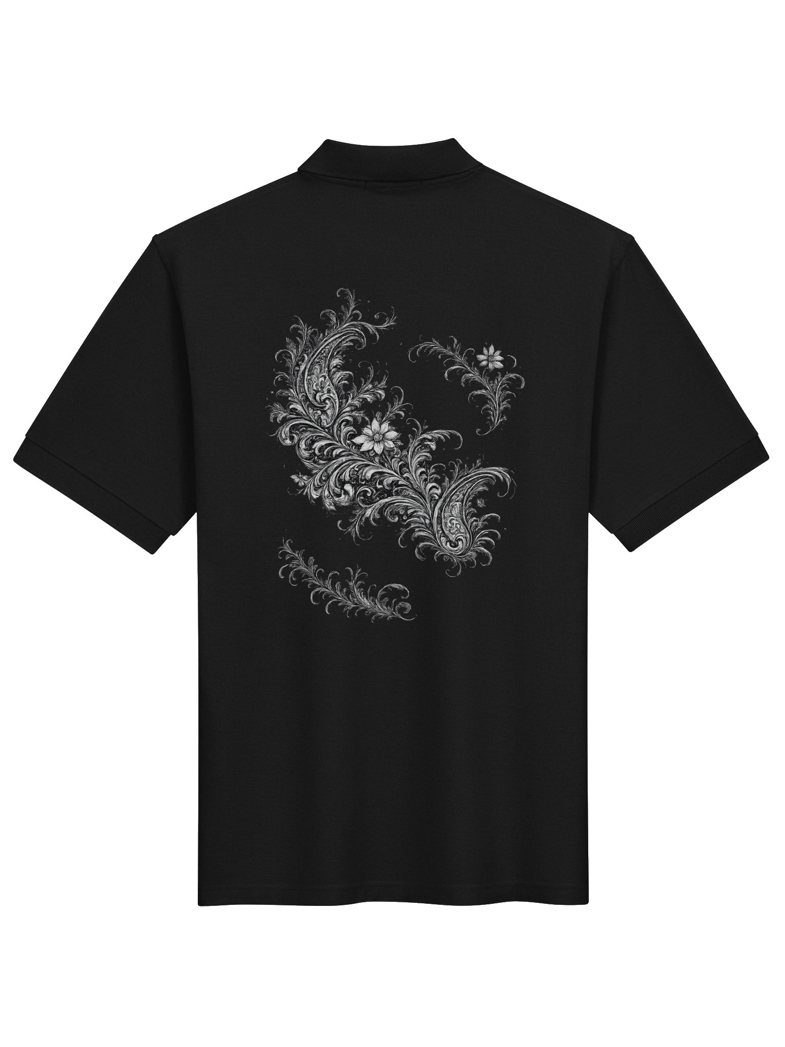 Floral Minimalist Pattern Polo product image (1)