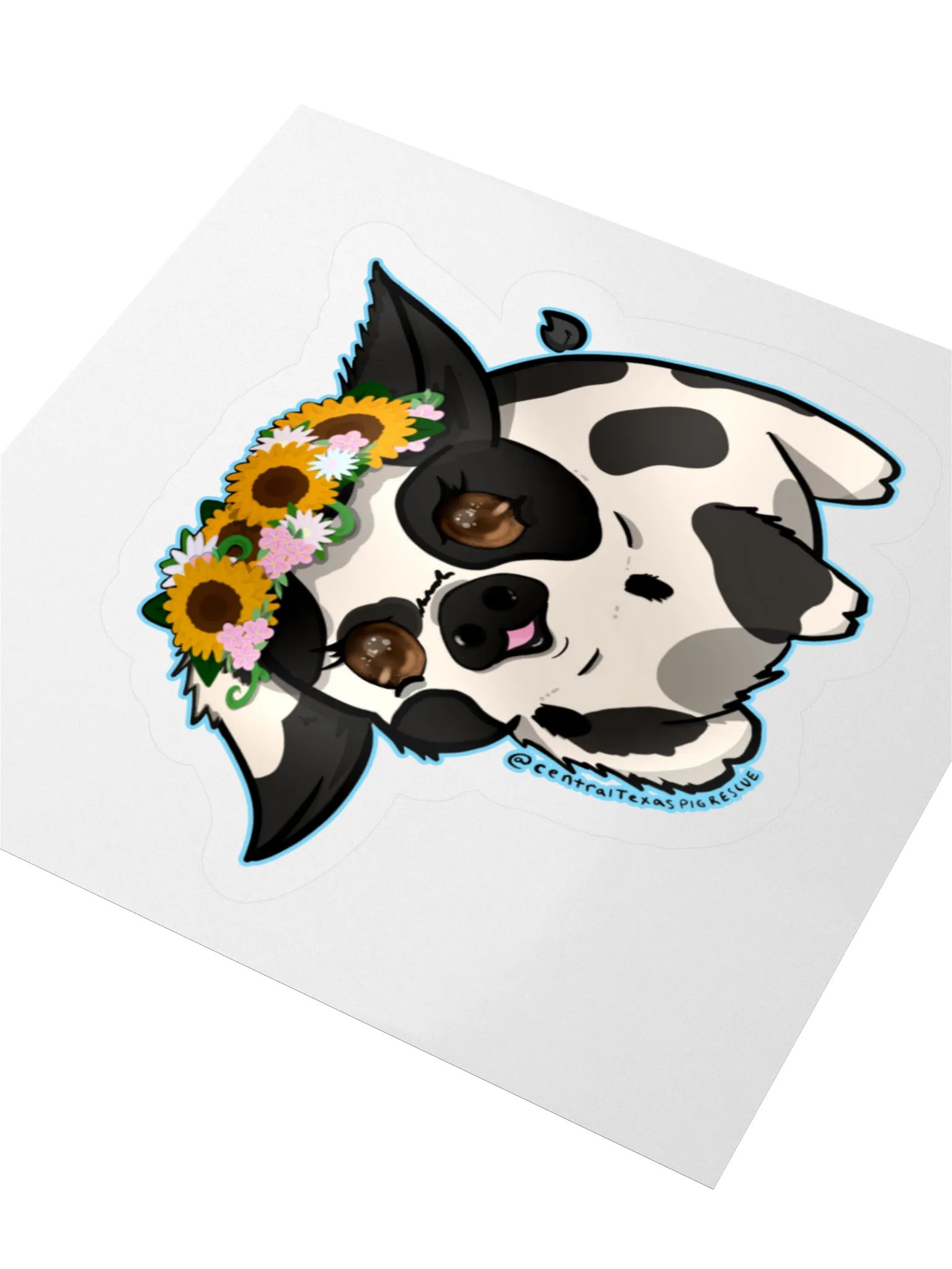 Georgie in Spring Sticker product image (6)