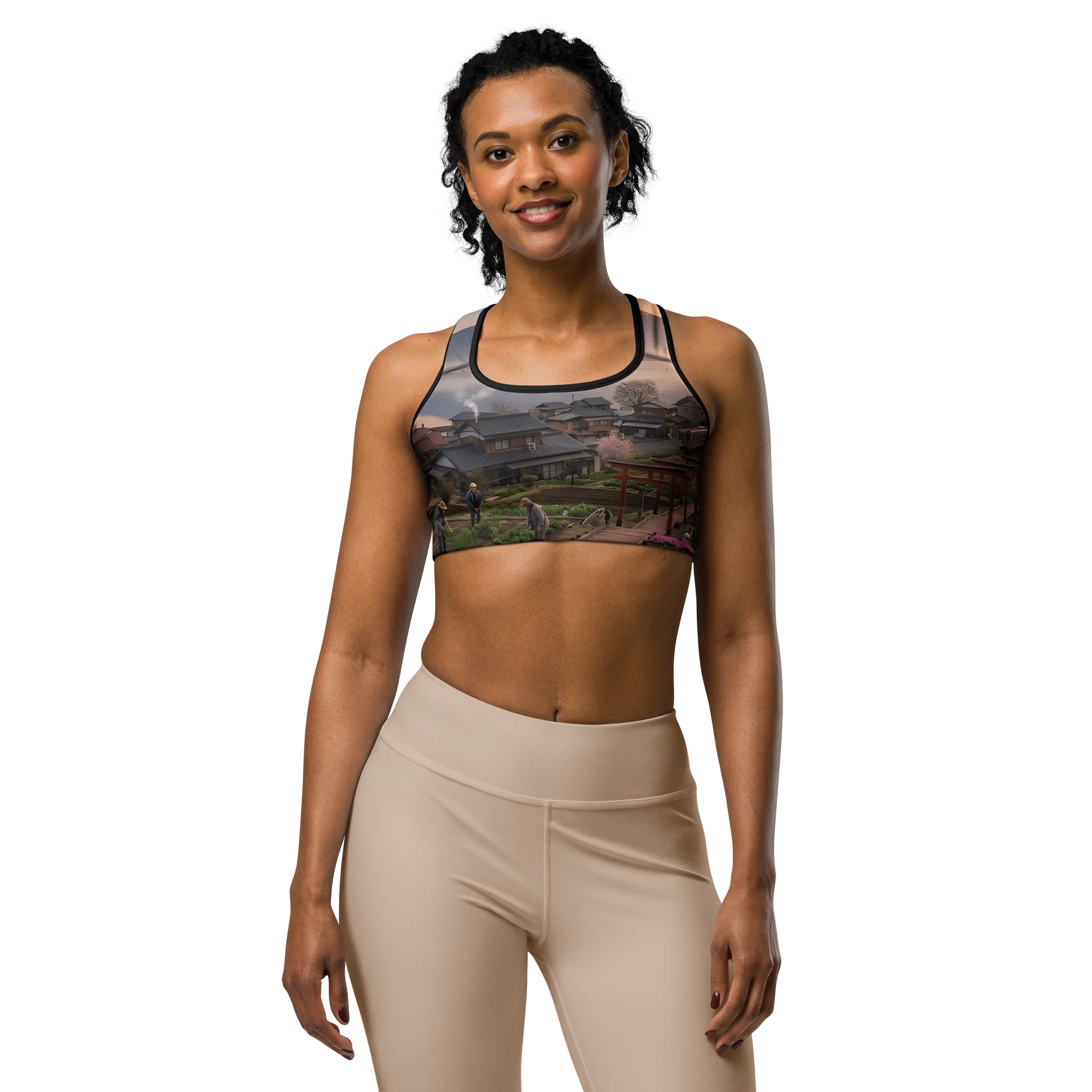 Mount Fuji Sports Bra | Moisture-Wicking Activewear Top product image (3)