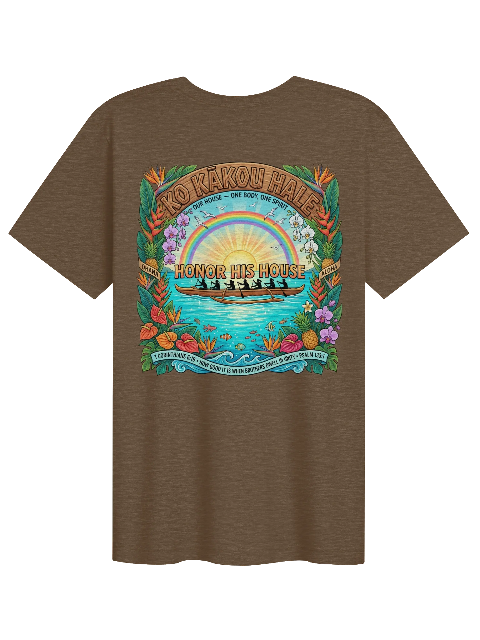 His House Unisex "Ko kākou hale" T-Shirt by His House