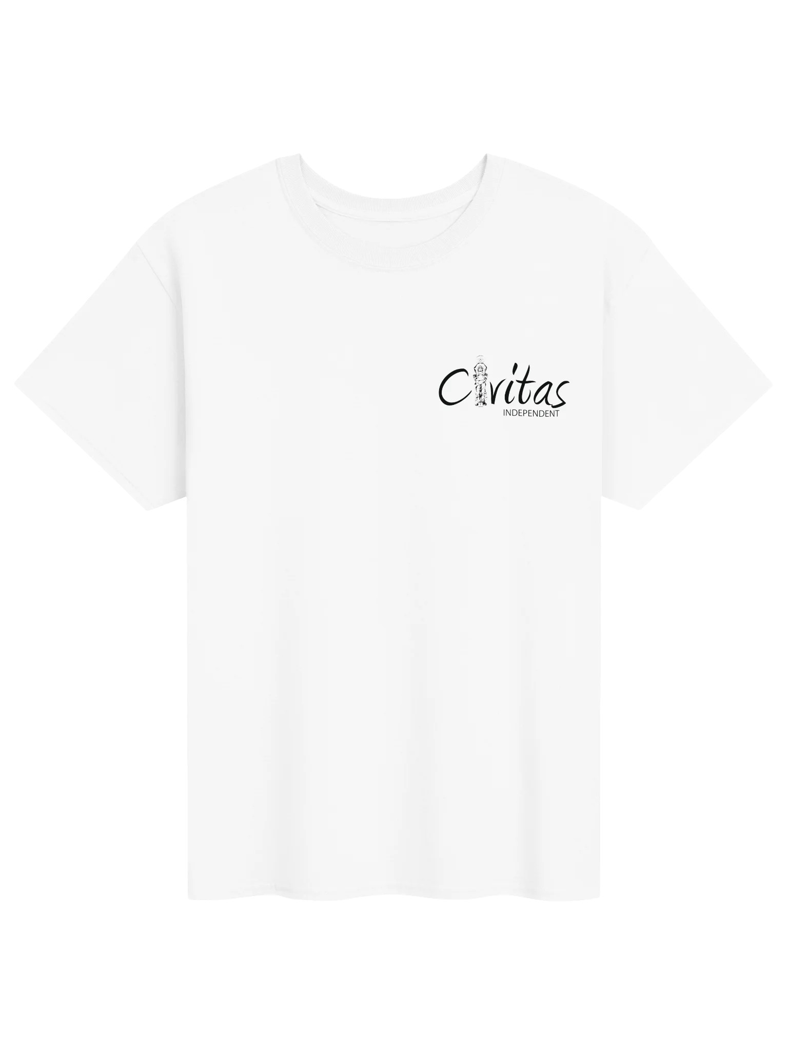 Statue Logo T-Shirt (Black Logo) product image (1)
