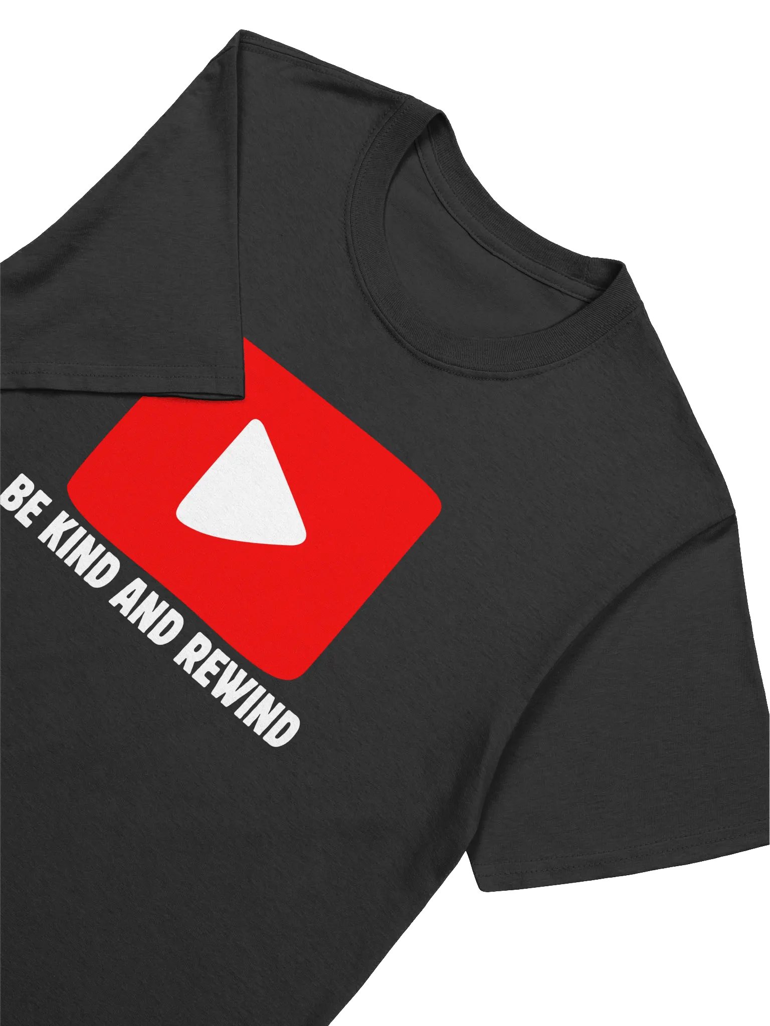 Play Button Red Tee product image (3)
