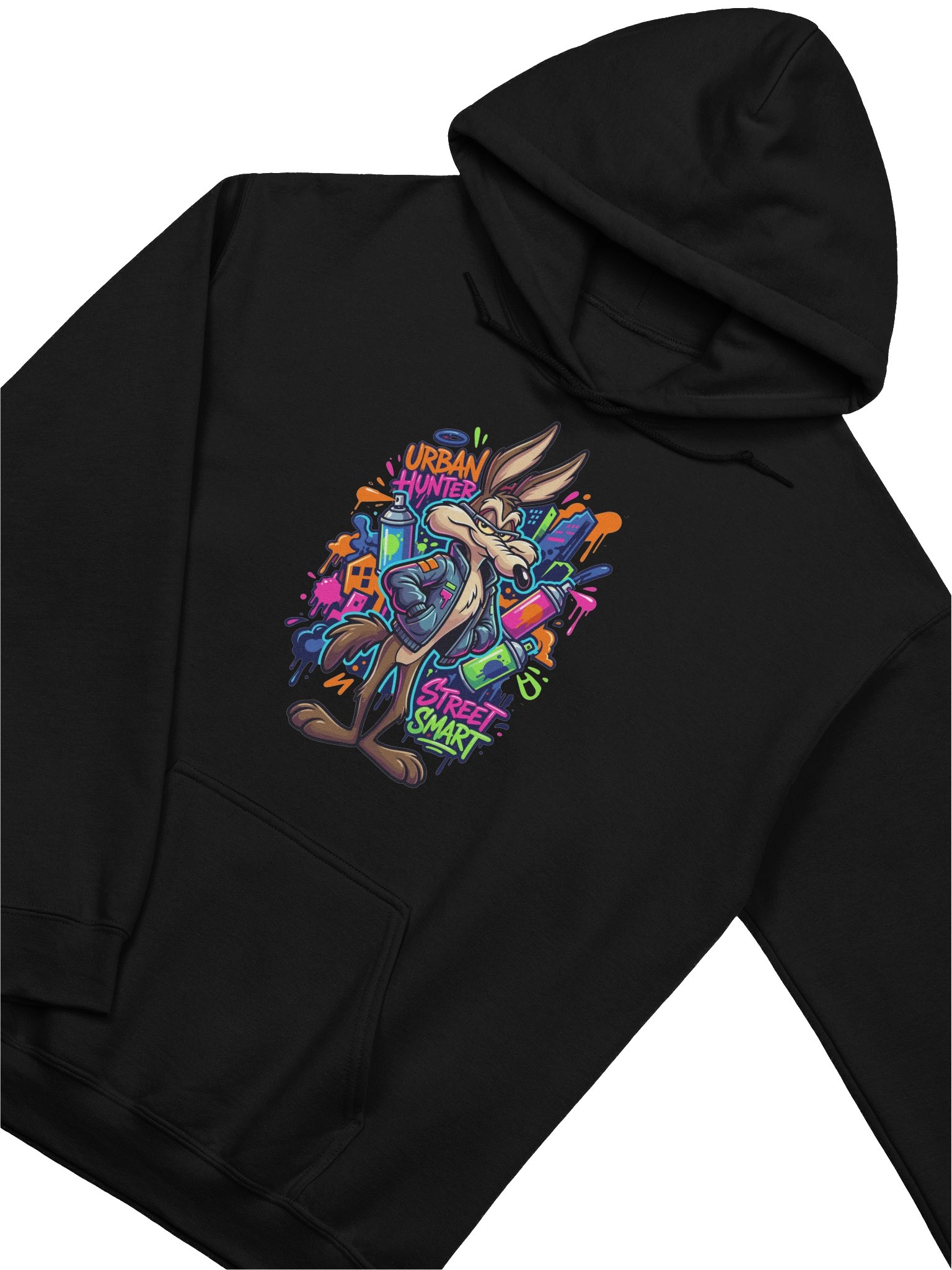 Wile E. Coyote graffiti hoodie product image (21)