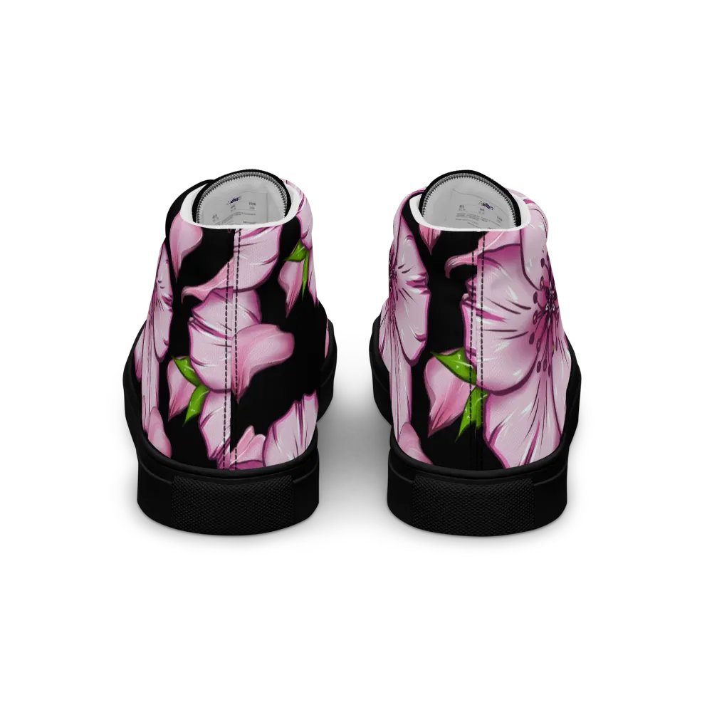 Blossomz & Petalz - Men's High Tops Canvas Shoes product image (5)