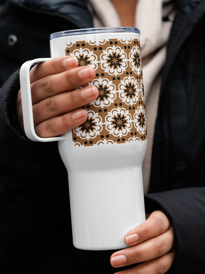 Vintage Floral Symphony 25 oz Travel Mug product image (2)