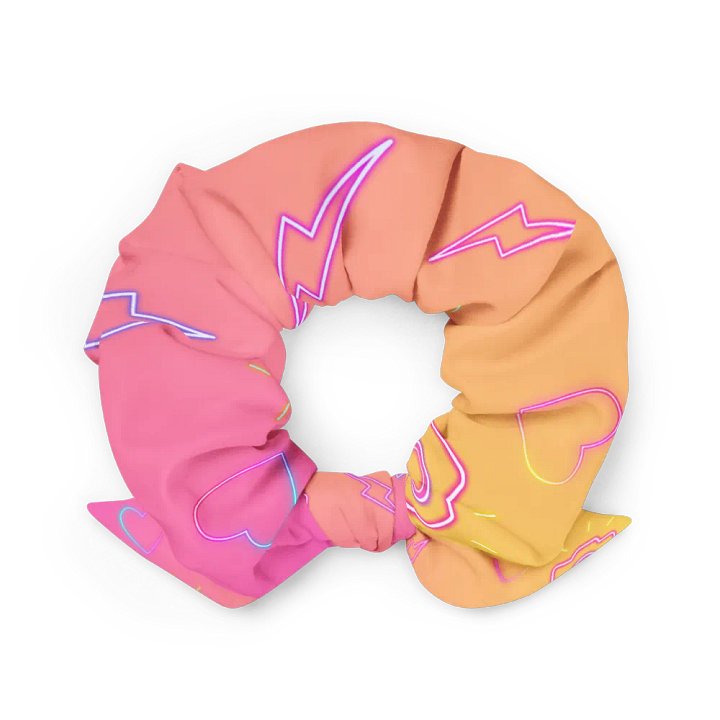 Funky Fotog Scrunchy Pink & Orange Neon product image (2)