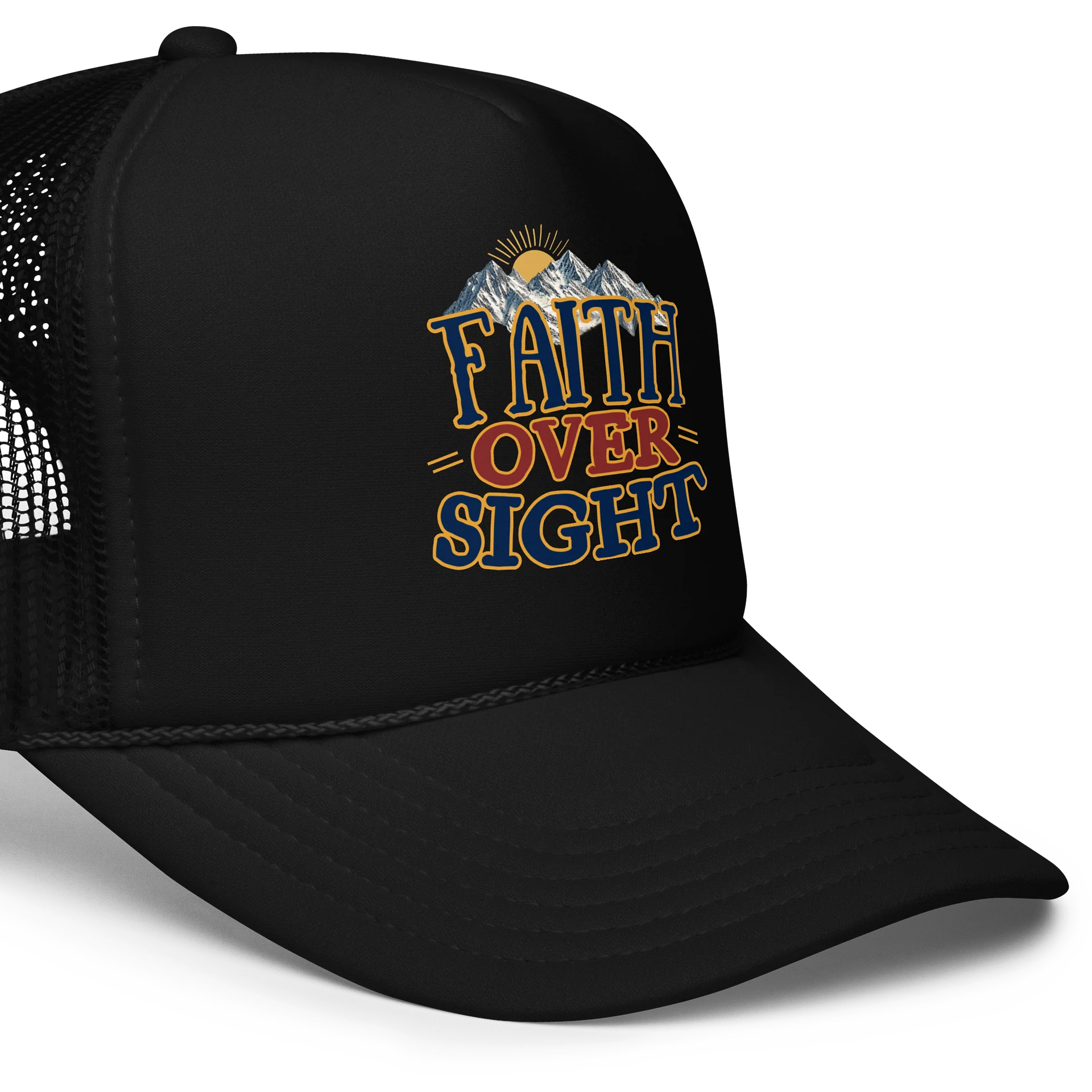 Faith over Sight trucker cap product image (10)