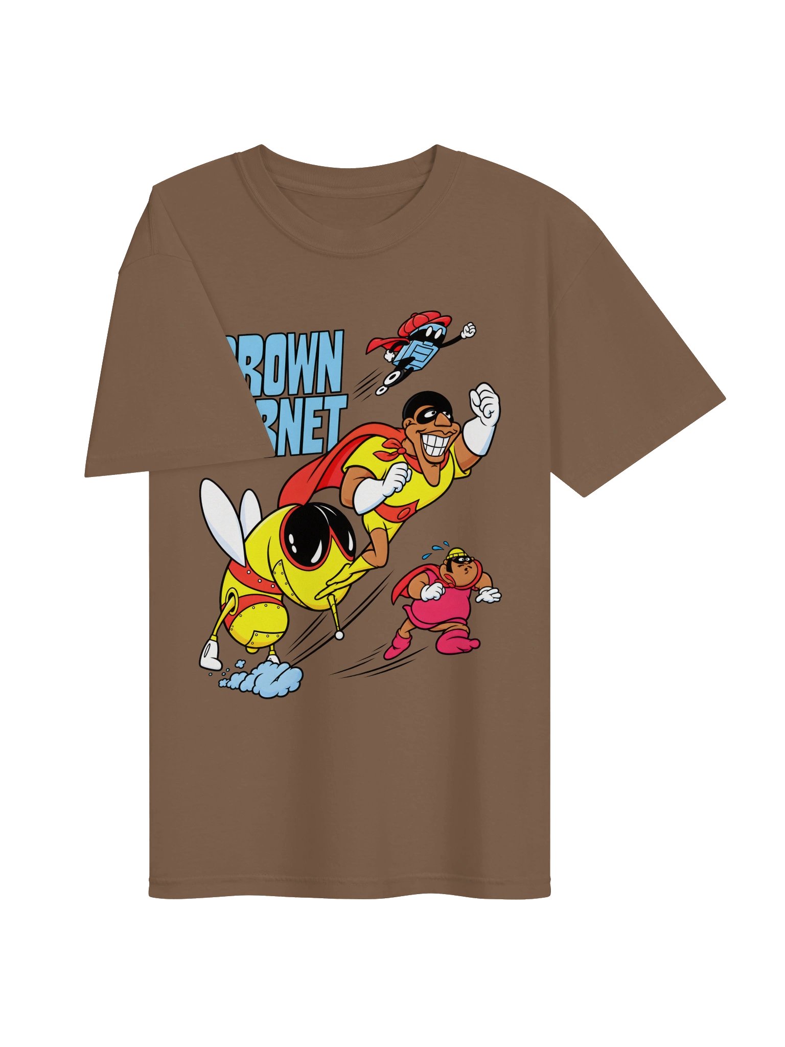 Brown Hornet Superhero Tee (teeSZN™ RESTORED) product image (8)