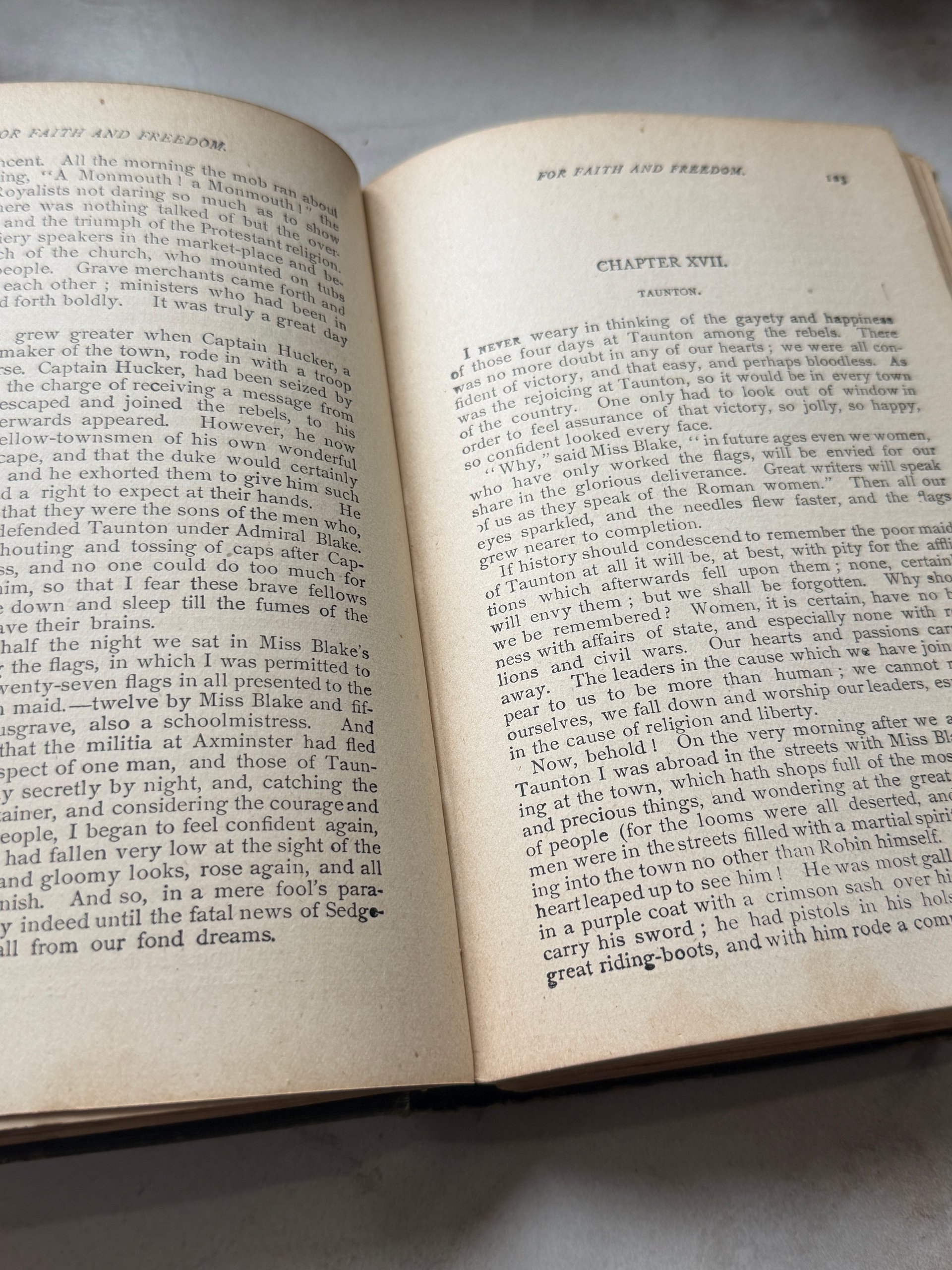 c. 1910’s | For Faith and Freedom | Walter Besant | Antique Illustrated Hardcover product image (5)