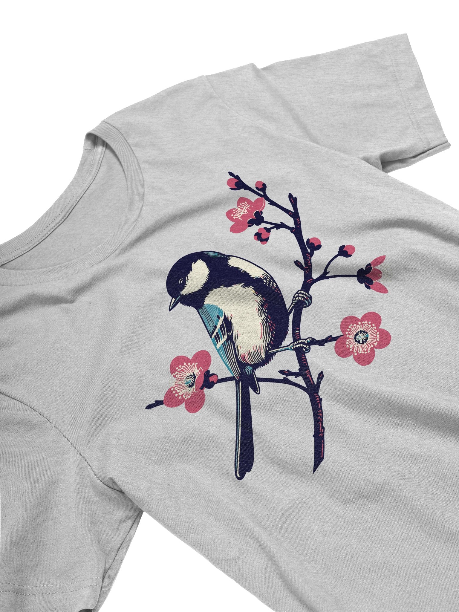 Chickadee with Blossoms T-shirt product image (15)