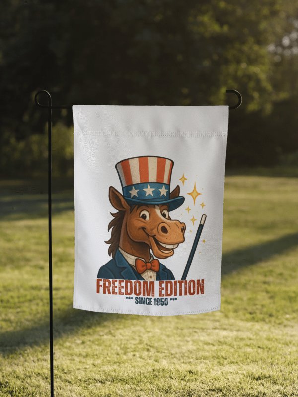 freedom edition since 1950 garden flag product image (1)