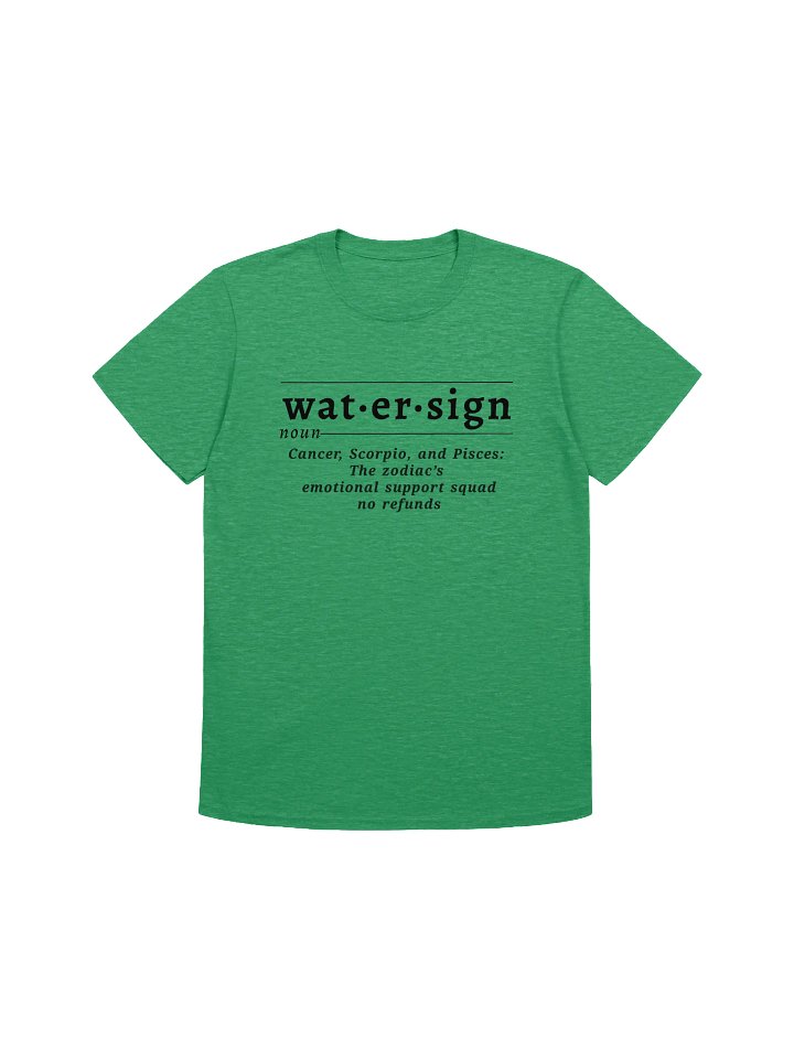 Water Sign Def Unisex Tee v1 product image (1)