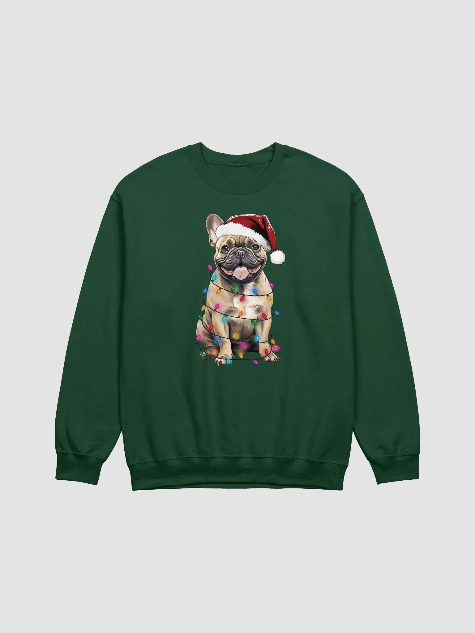 Funny French Bulldog Christmas Sweatshirt for Frenchie Paw-rents product image (8)