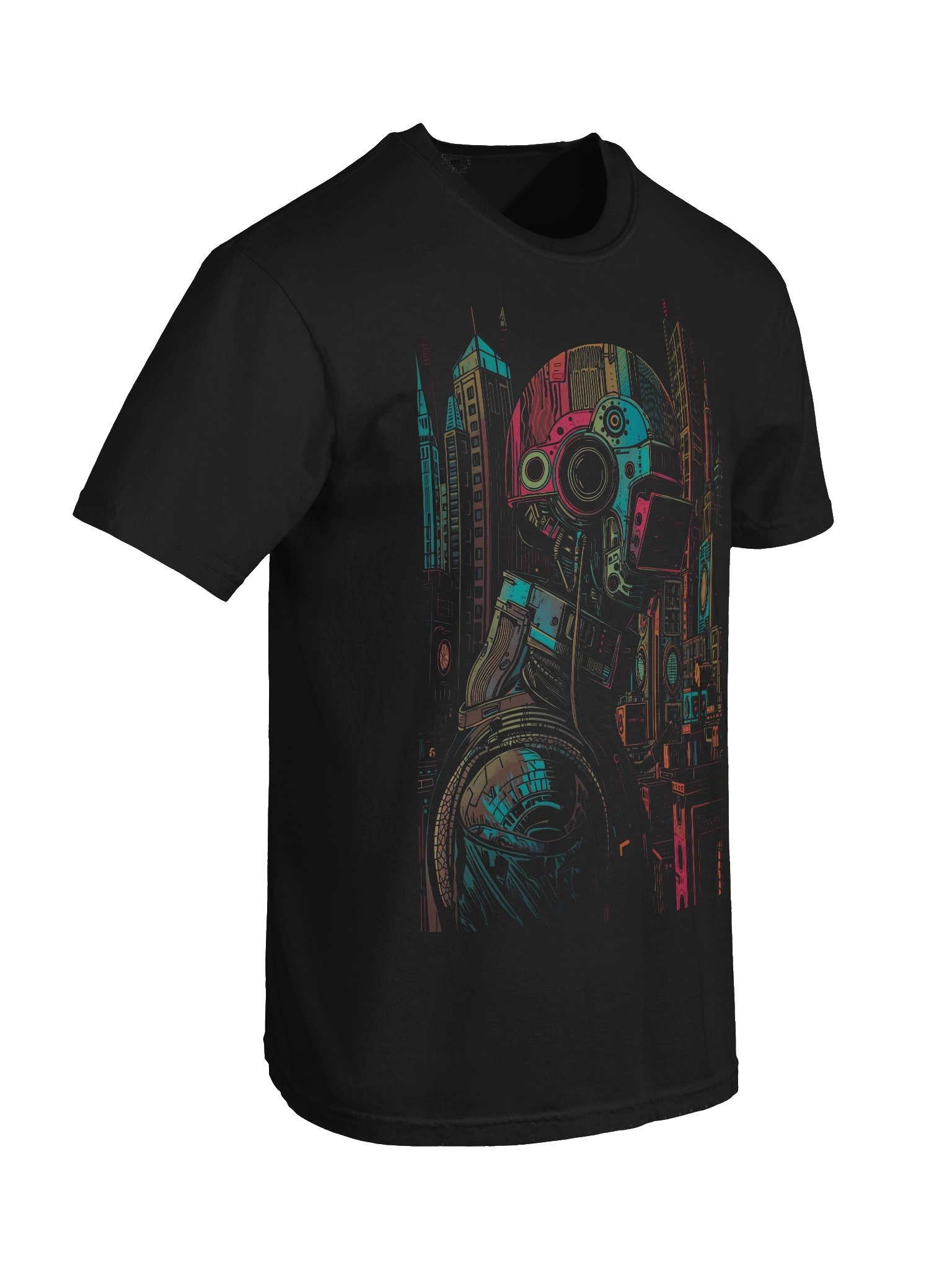 Future Metropolis Mech Heavyweight T-Shirt product image (4)
