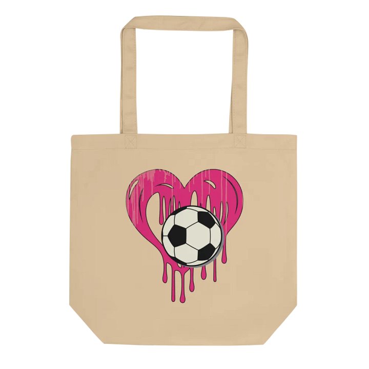 Heart Soccer Love Eco Tote product image (1)