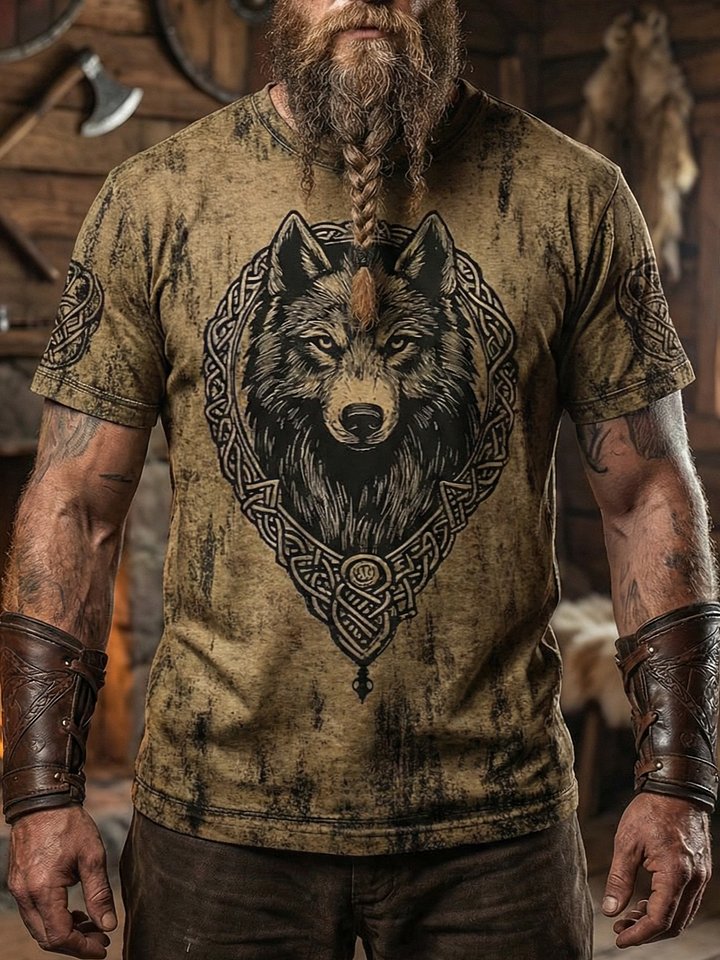 Vintage Viking Men's O-Neck Shirt product image (1)